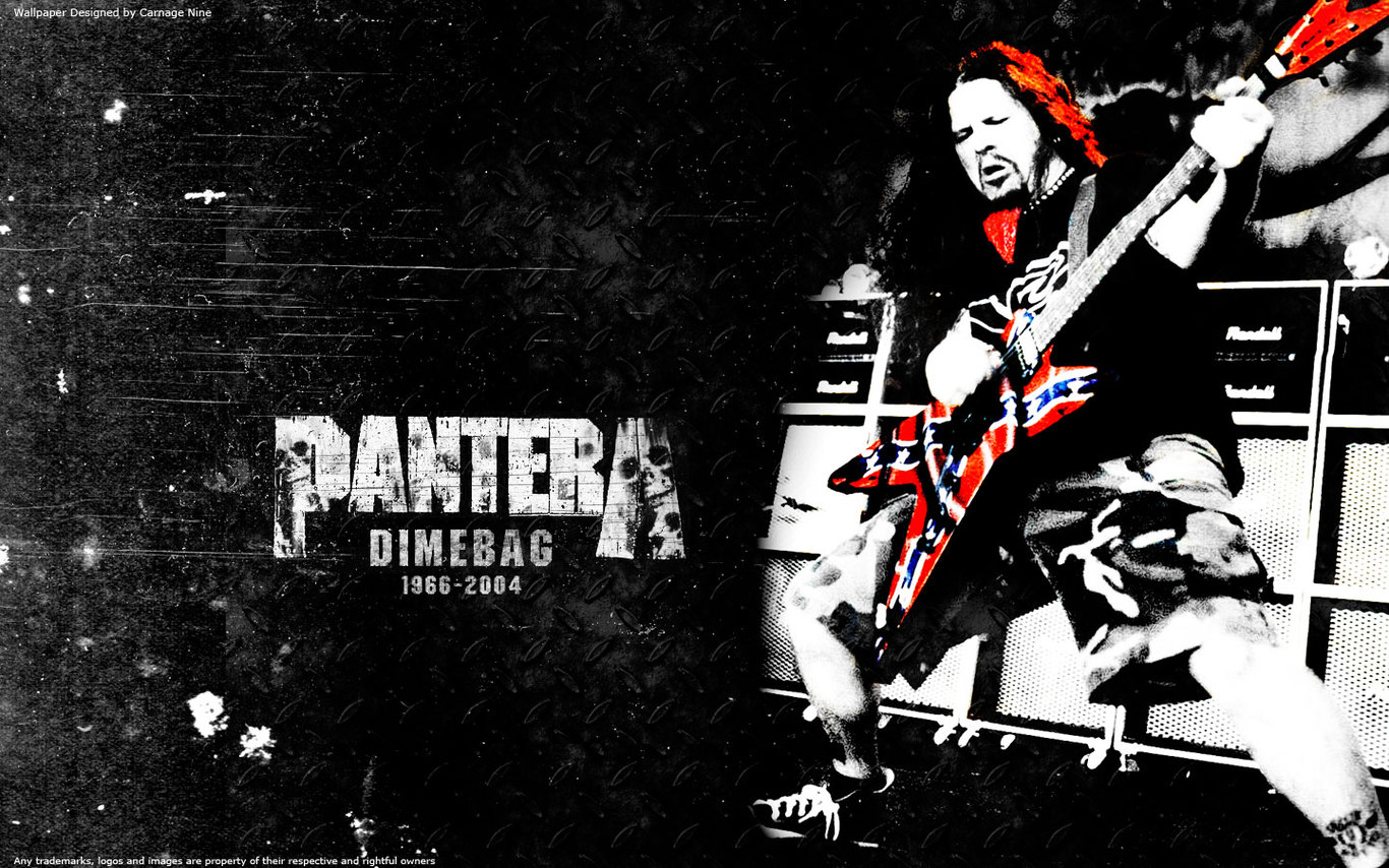 Pantera Heavy Metal Thrash Metal Dimebag Darrell Guitar Guitarist 1366x854