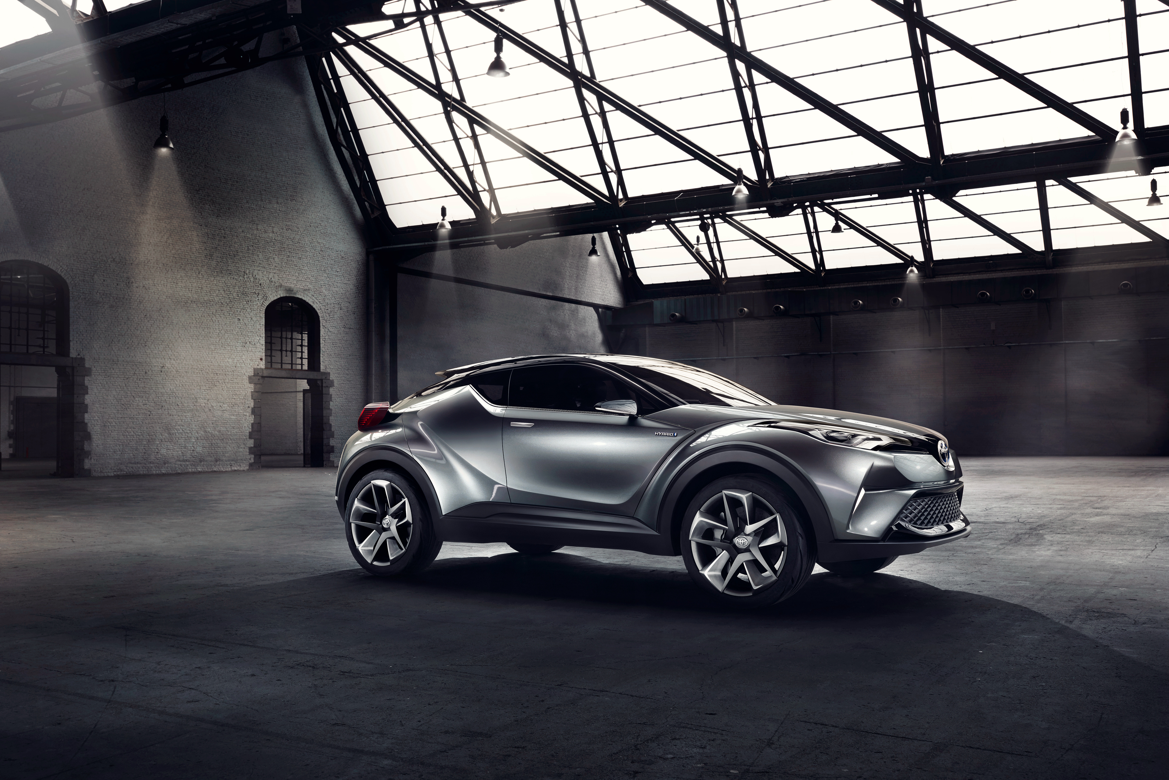 Toyota C HR Toyota Car Vehicle SUV Concept Car Silver Car 4096x2734