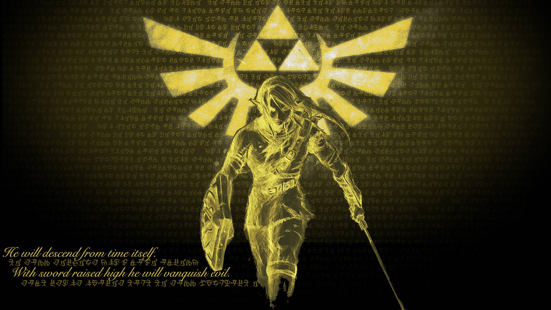 The Legend Of Zelda Link Nintendo Master Sword Hylian Shield 1920x1080