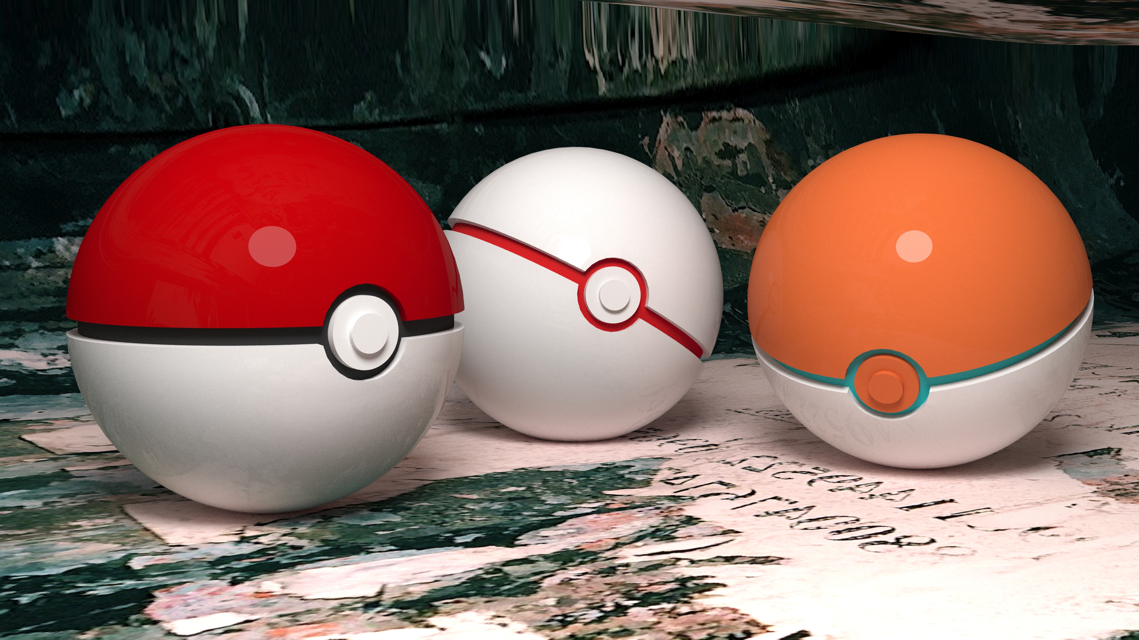 Pokemon Pokeballs Poke Balls Gamer 3840x2160