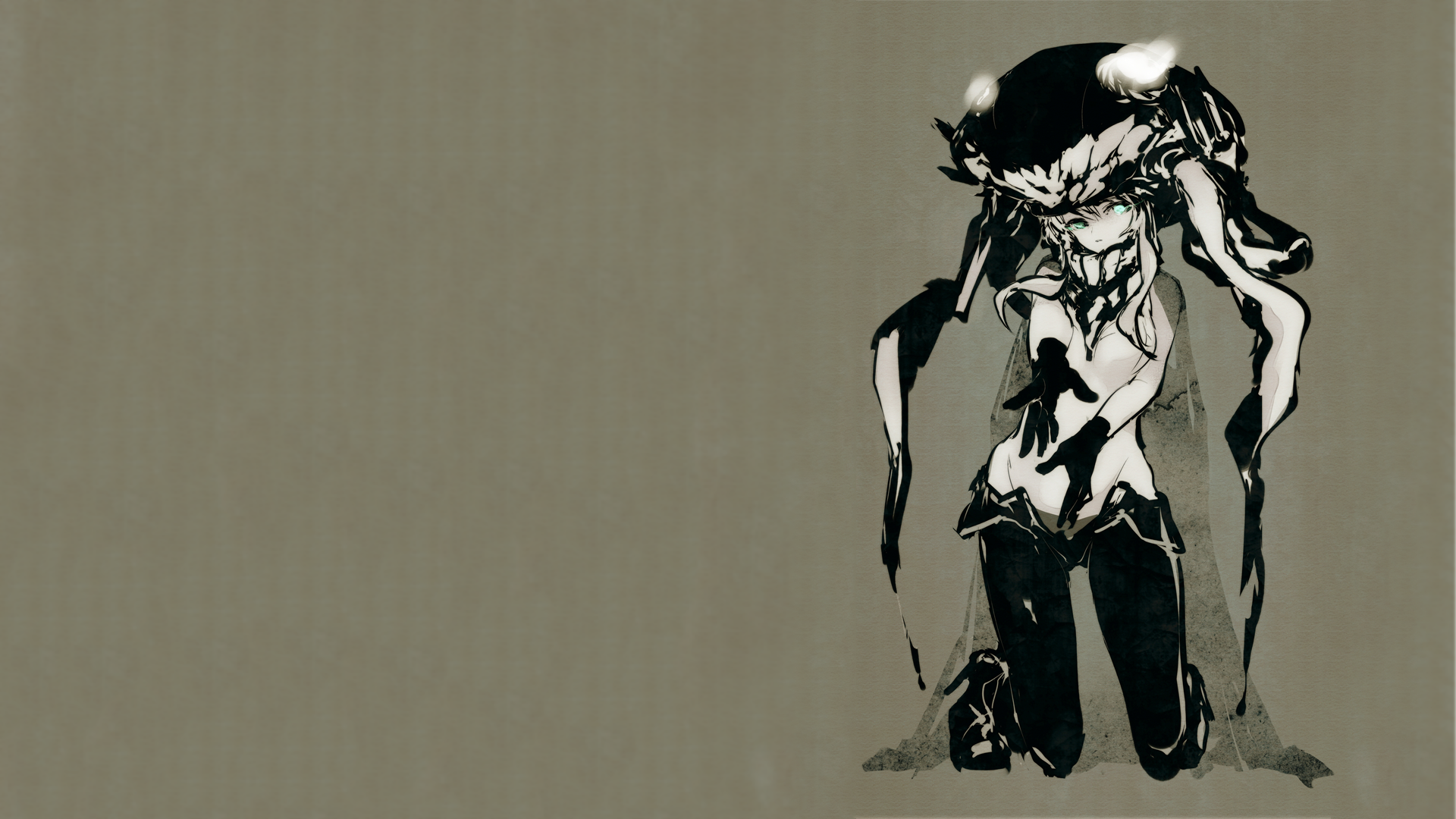 Video Games Anime Girls Kantai Collection Minimalism Wo Class 1920x1080