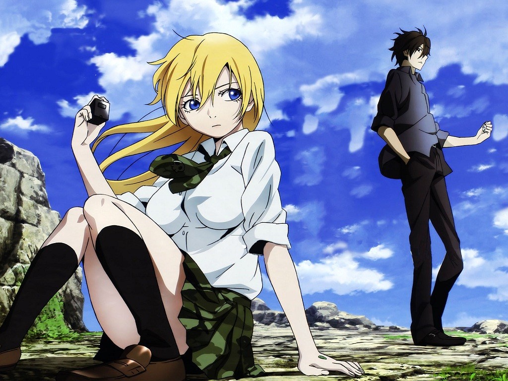 Btooom Himiko Anime Girls Anime Boys Blonde 1024x768