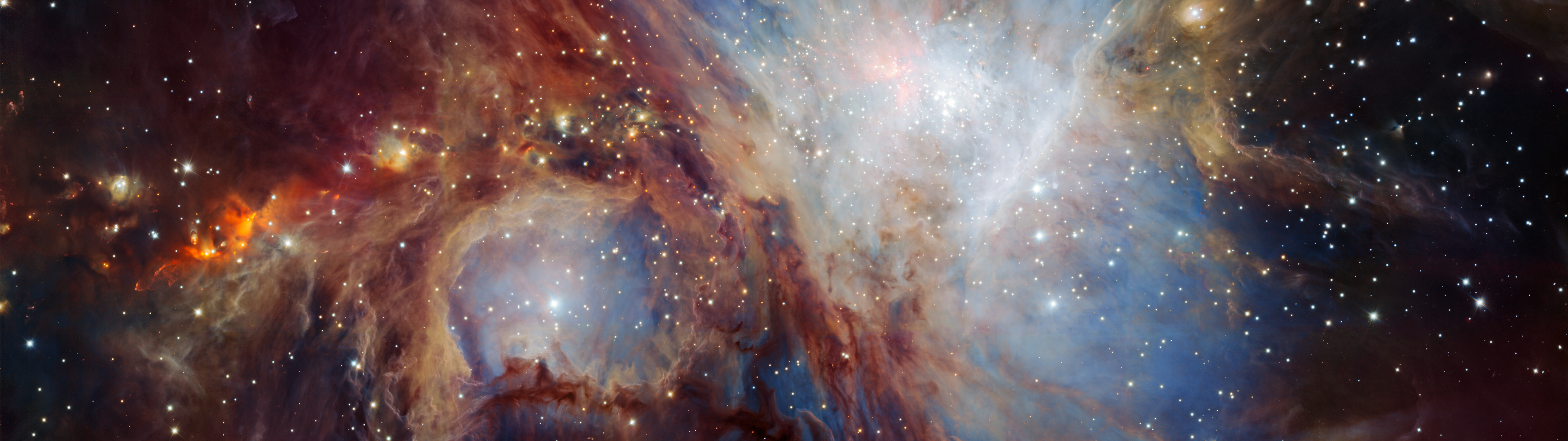 Nebula Orion Space Space Art Digital Art Astronomy Super Ultrawide 3840x1080