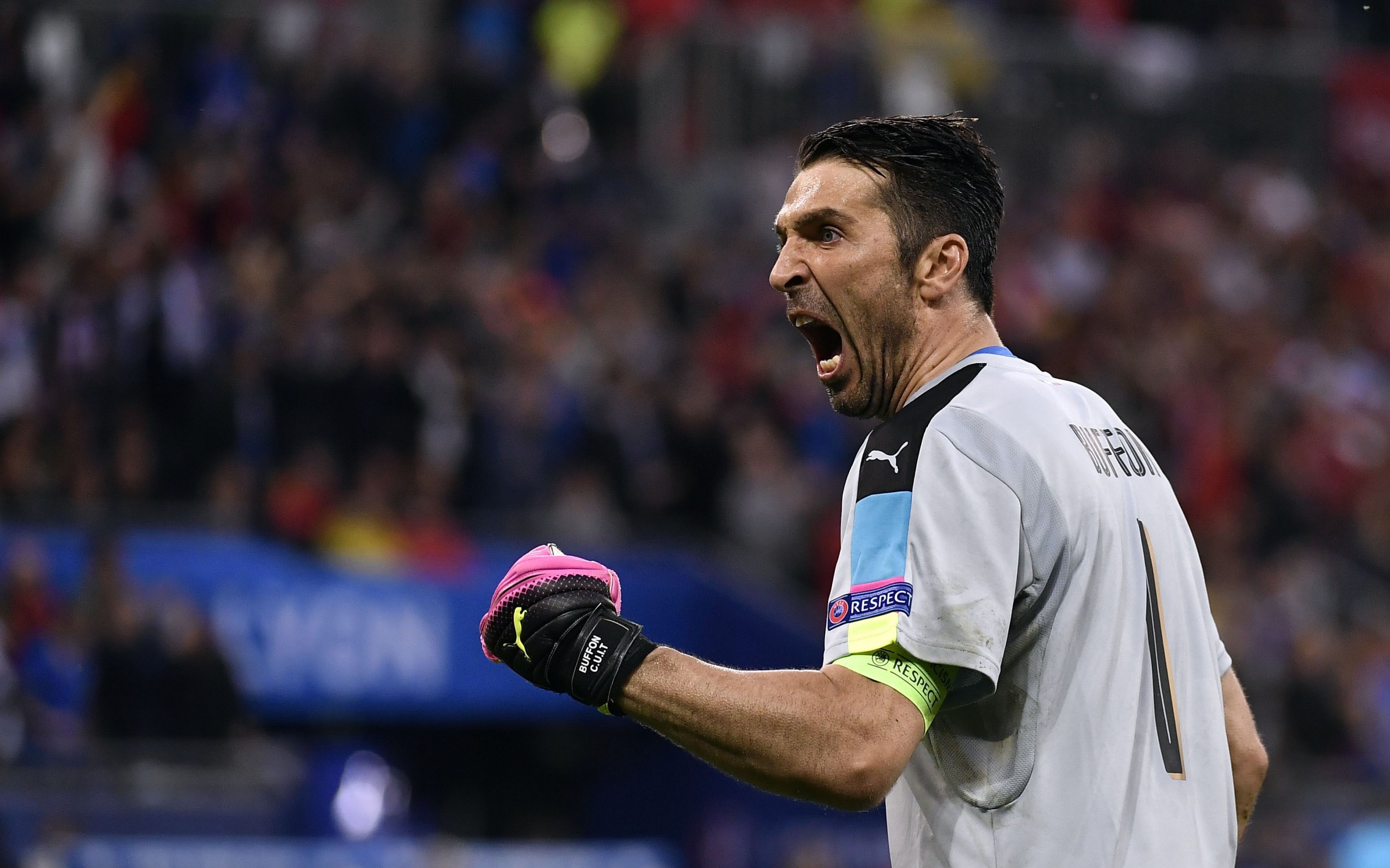 Juventus Gianluigi Buffon Azzurri 3840x2400