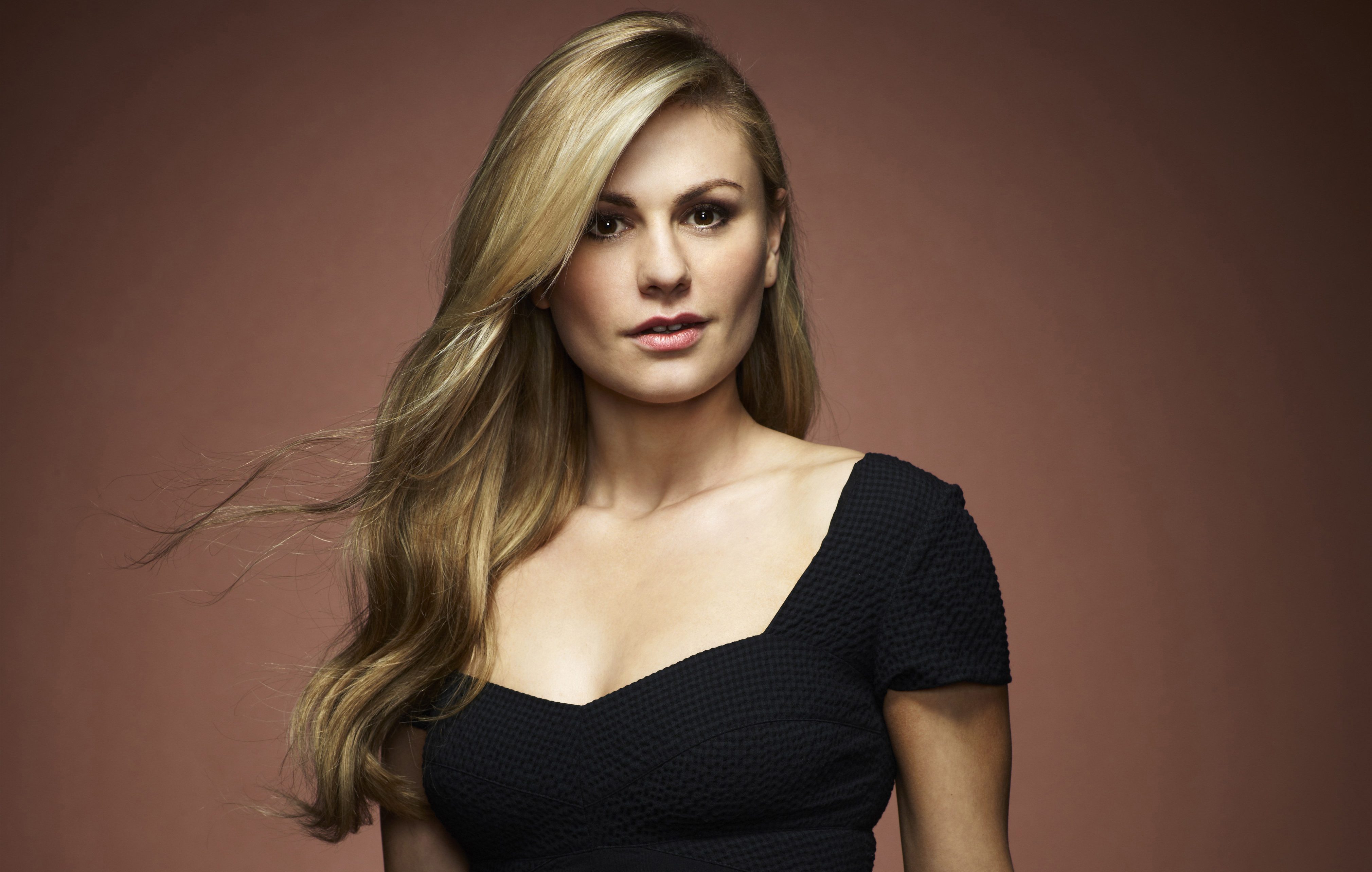 Anna Paquin Blonde Brown Eyes Actress American 4039x2569