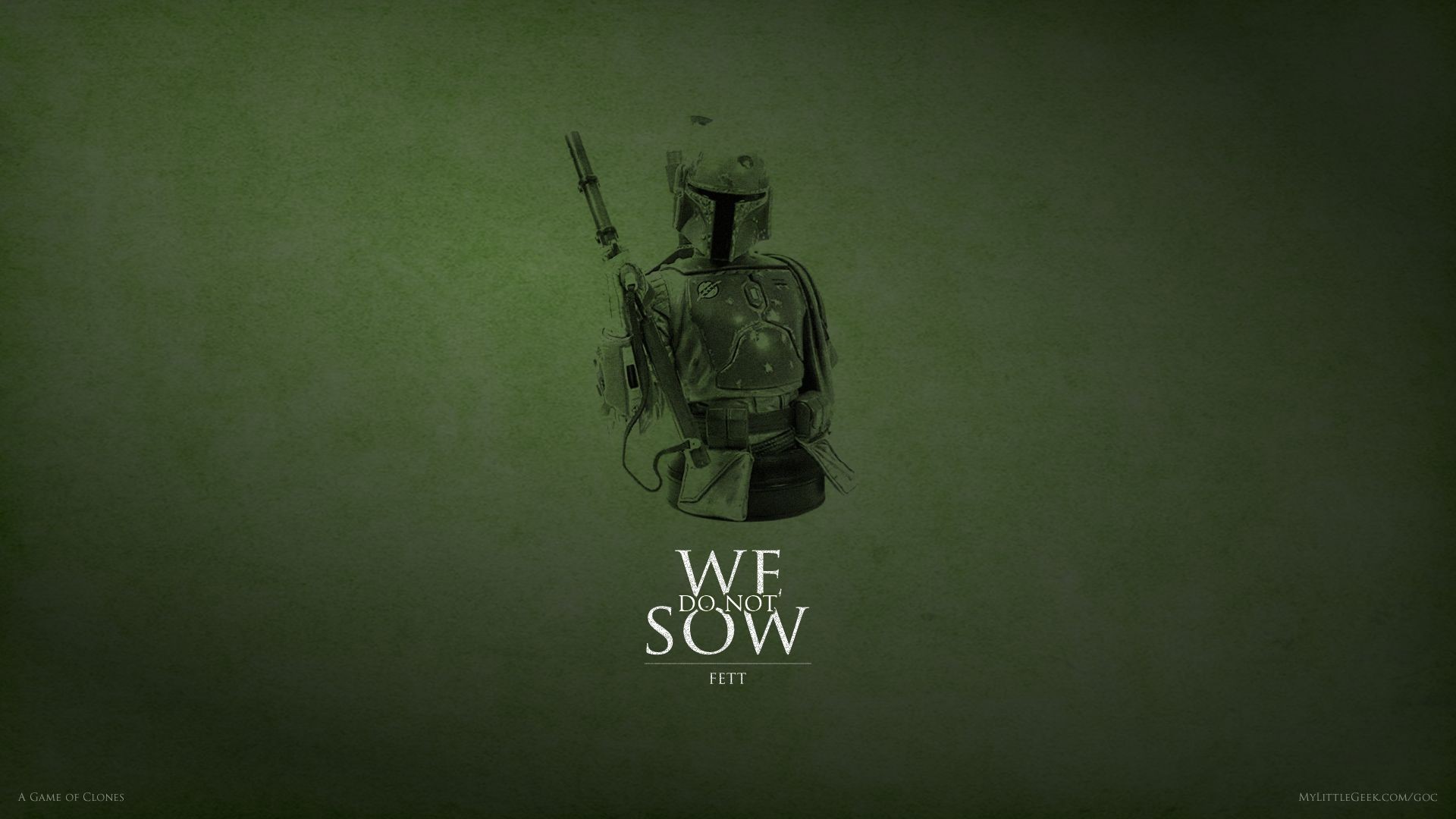 Game Of Thrones Star Wars Boba Fett House Greyjoy Star Wars Boba Fett Green Crossover 1920x1080