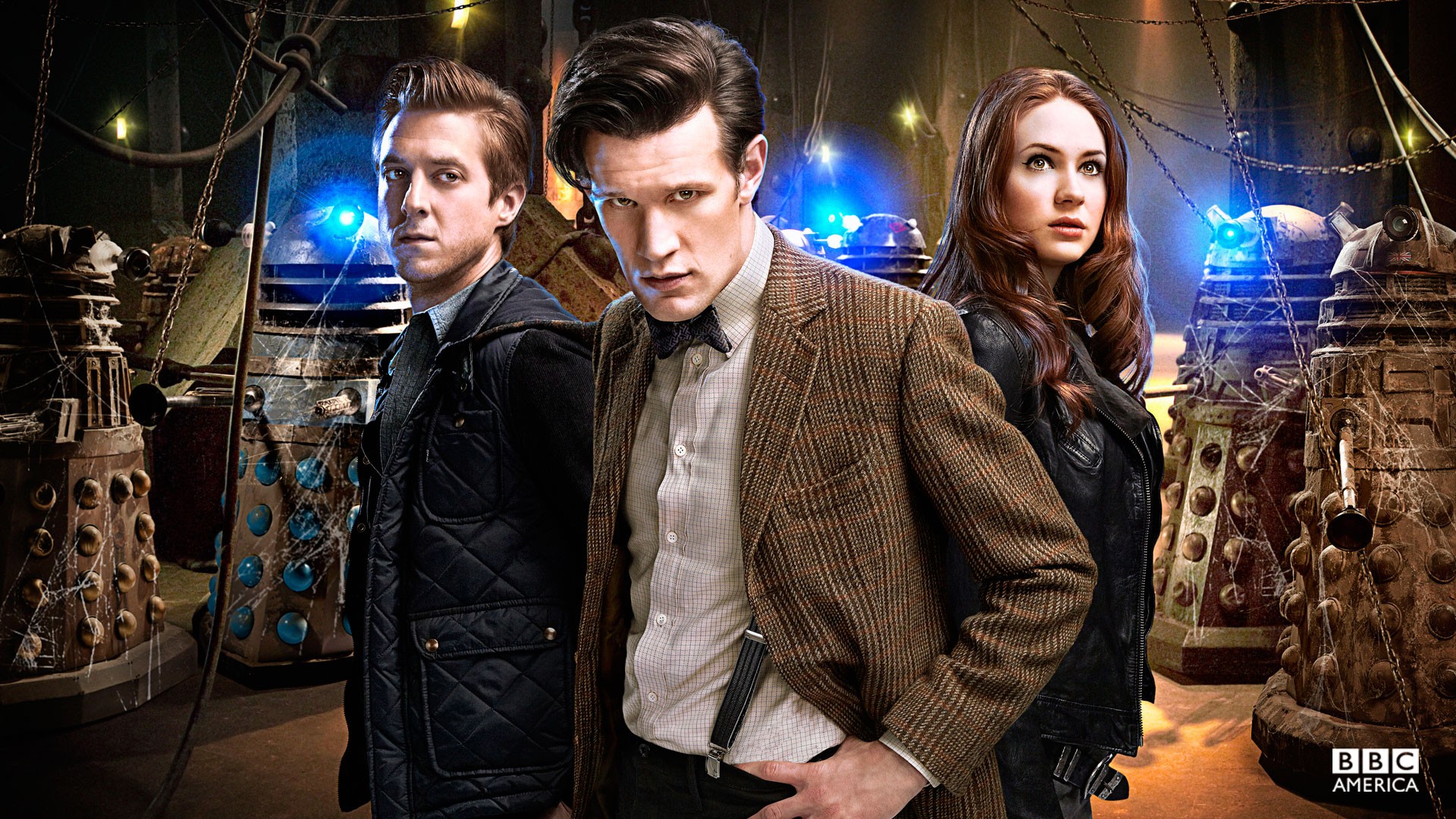 Doctor Who Matt Smith Karen Gillan Daleks Arthur Darvill Eleventh Doctor Amy Pond 1920x1080