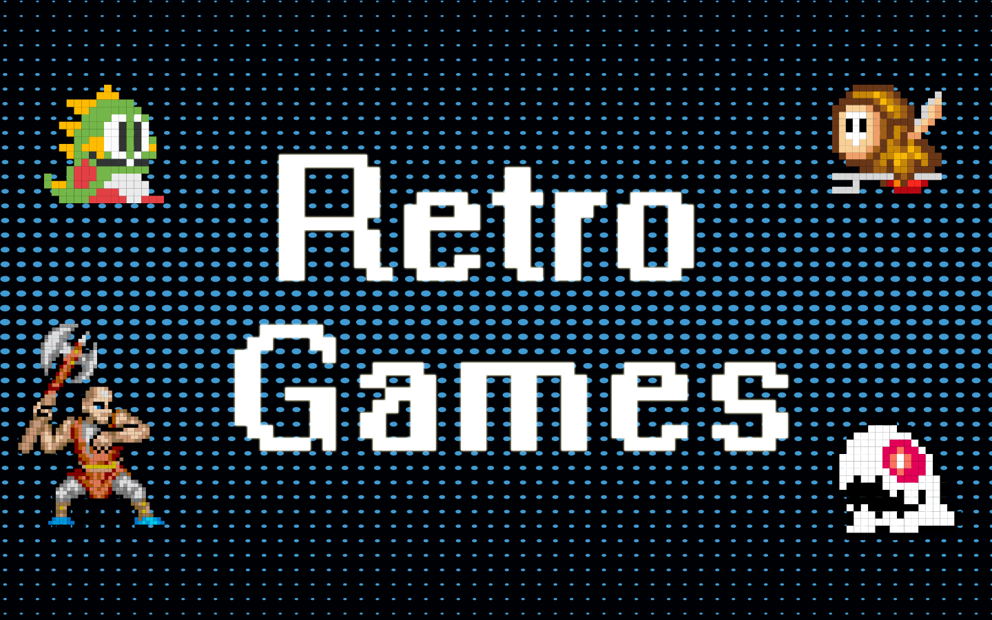 Retro Games Video Games Pixels Video Game Art Pixel Art Bubble Bobble 1440x900