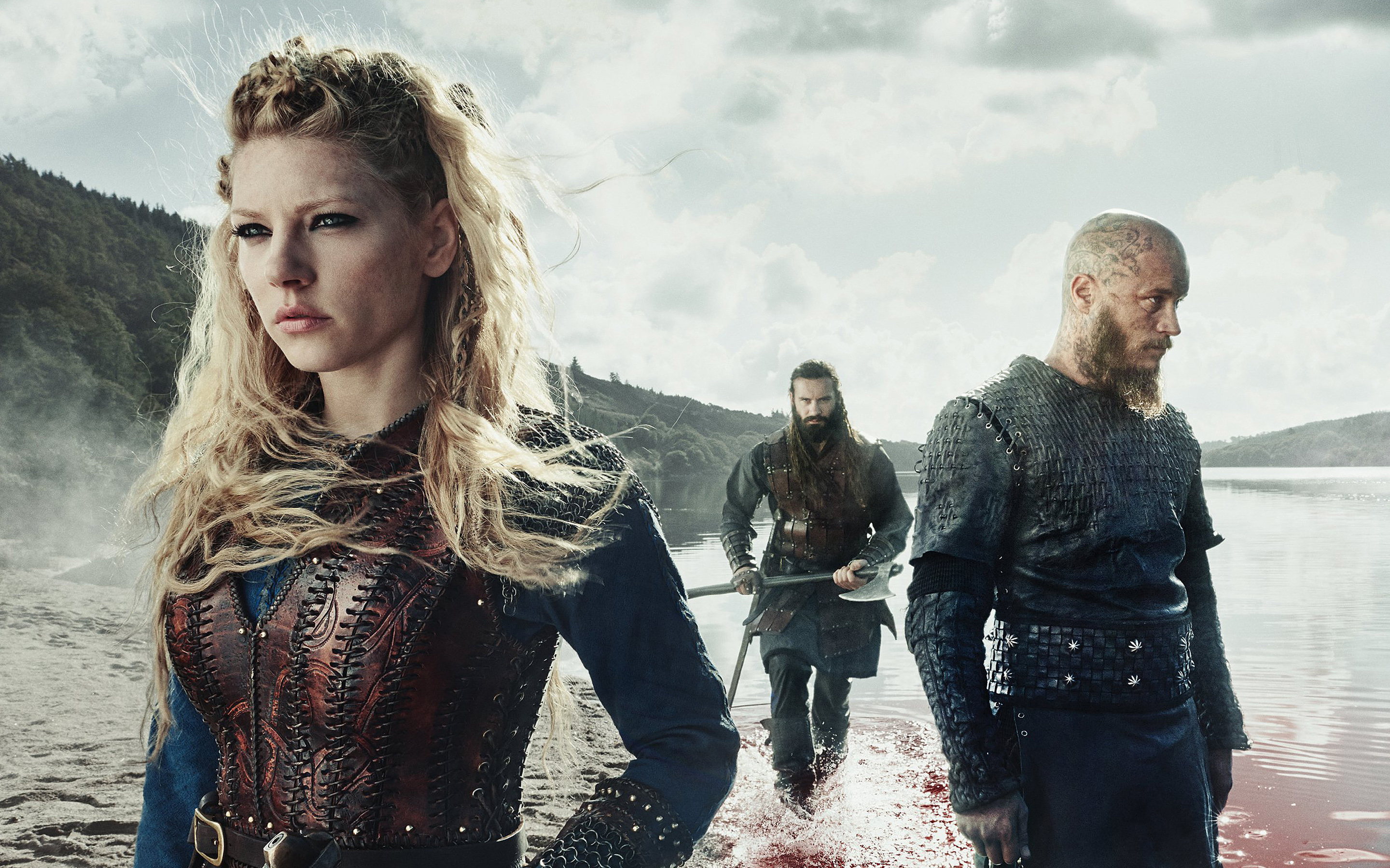 Vikings TV Show Lagertha Vikings Ragnar Lothbrok Rollo Vikings 2880x1800