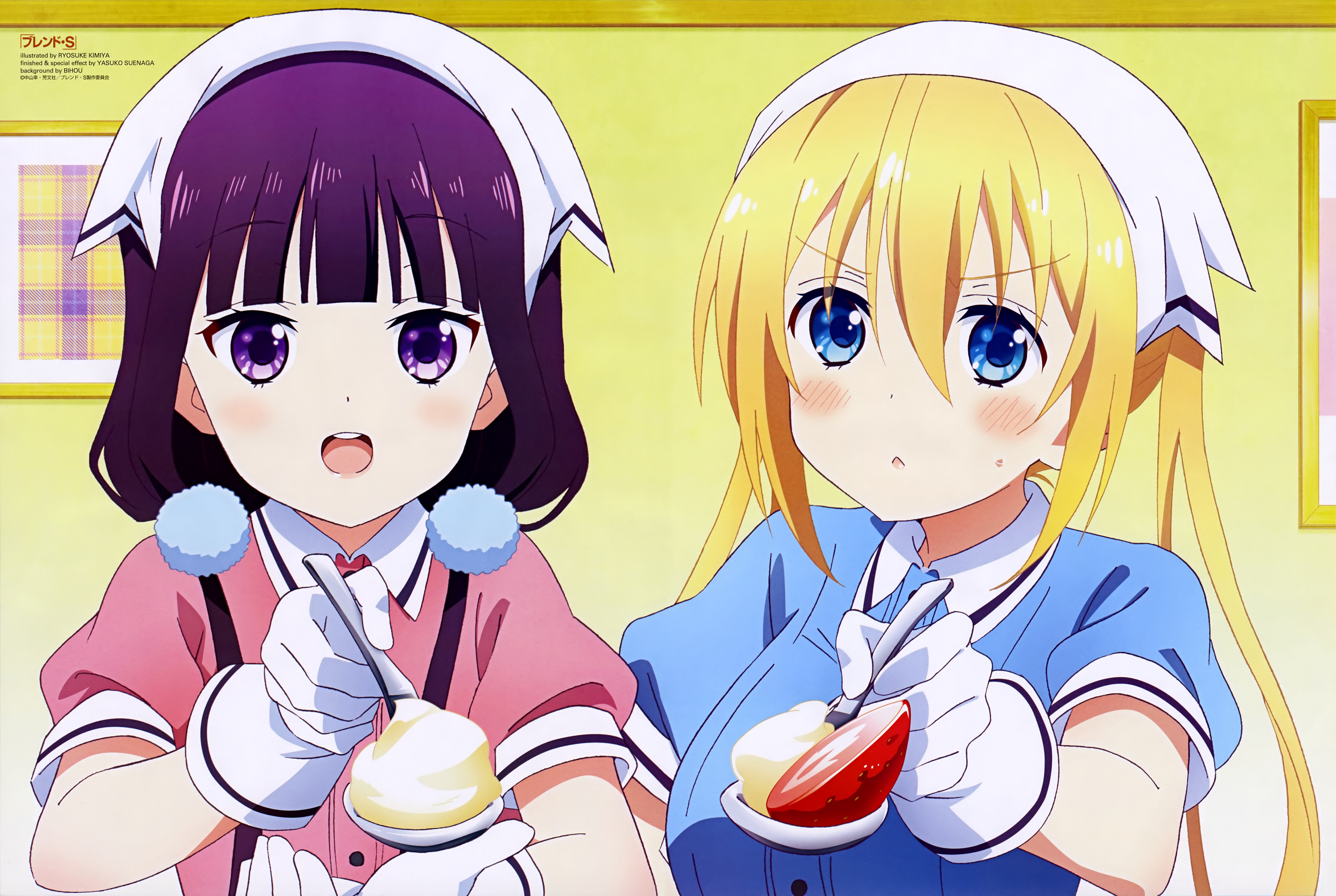 BLEND S Sakuranomiya Maika Hinata Kaho 6111x4100