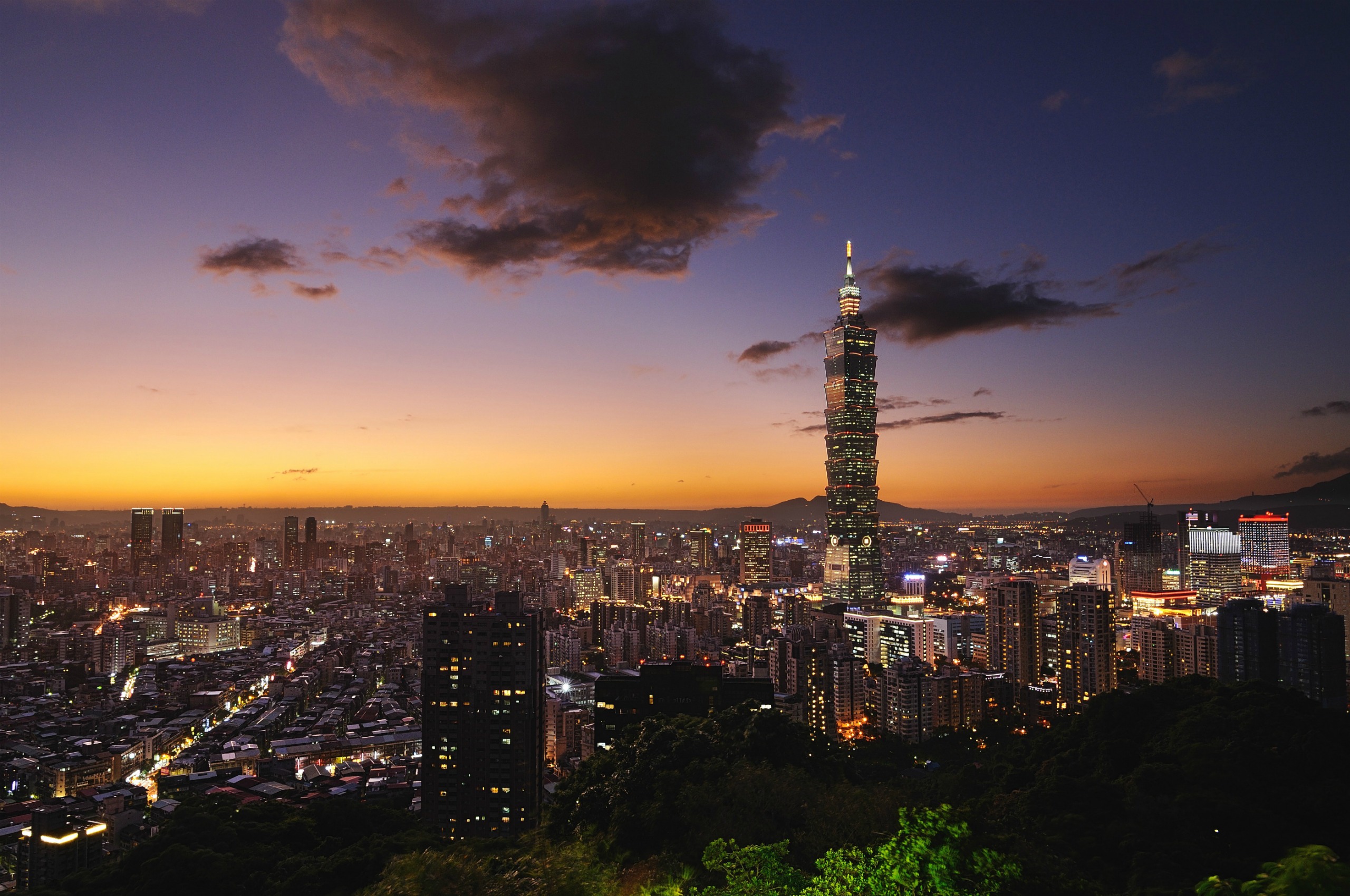Taipei Taiwan Taipei 101 China 2560x1700