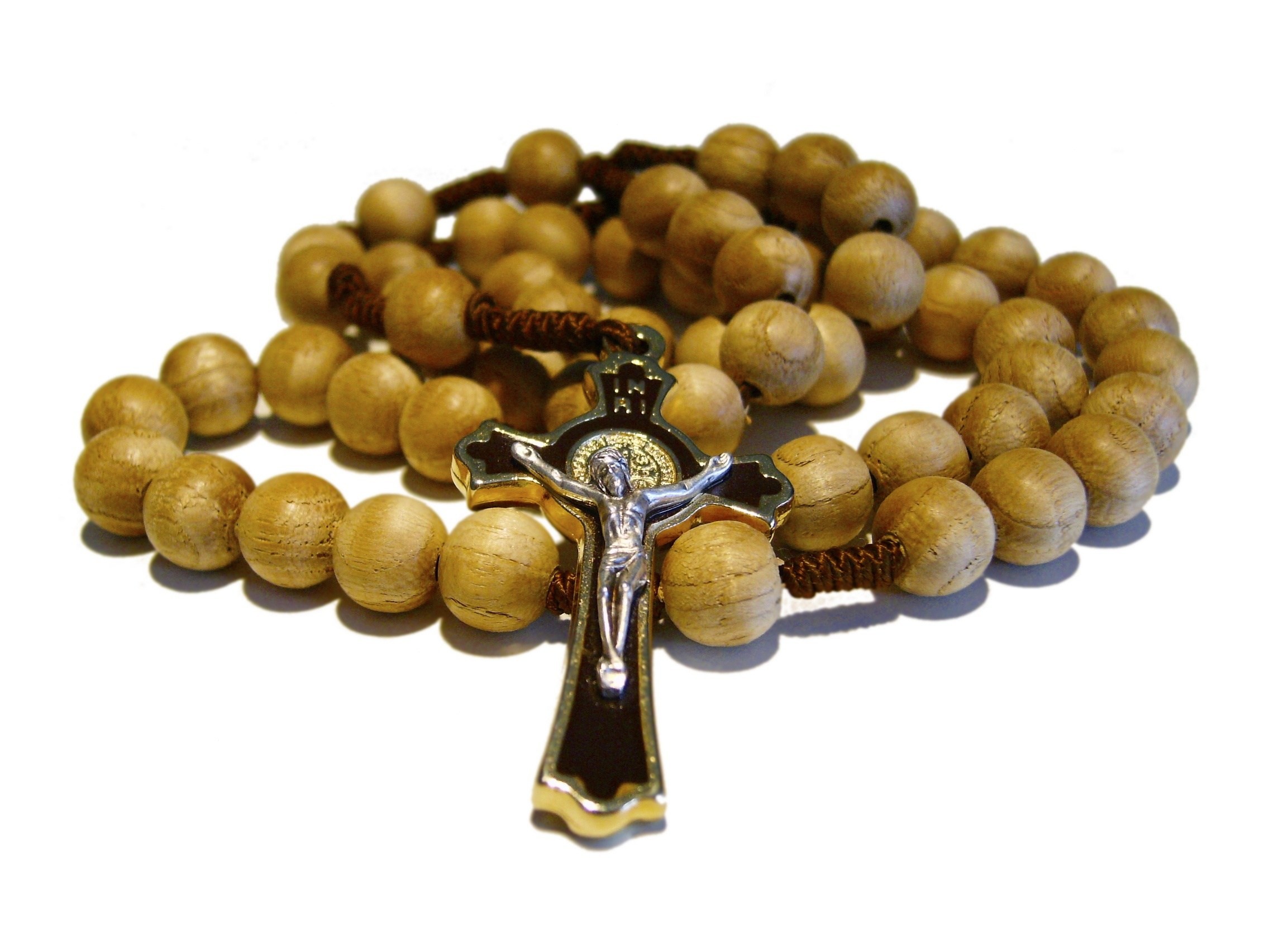 Religious Cross Jesus Christ Simple Background Holy Rosary 2272x1704