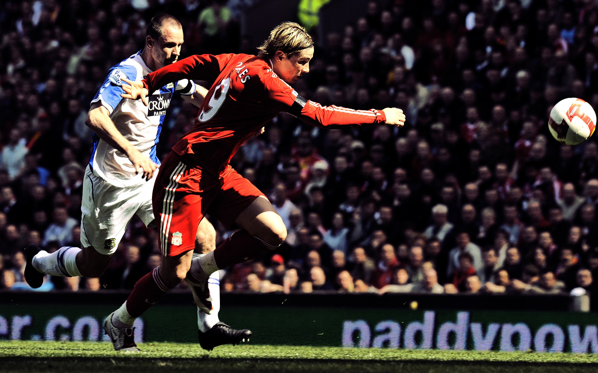 Soccer Fernando Torres Men Balls Sport Premier League Liverpool FC 1920x1200
