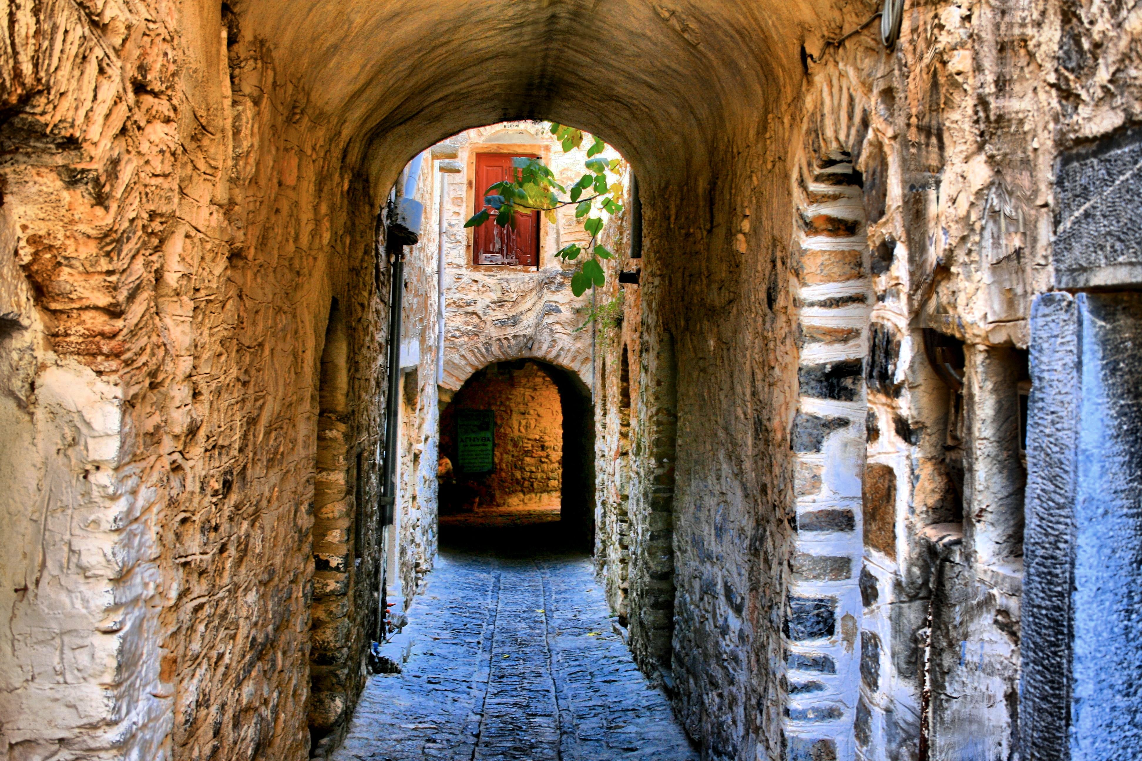 Chios Greece Arch Passage City 3888x2592