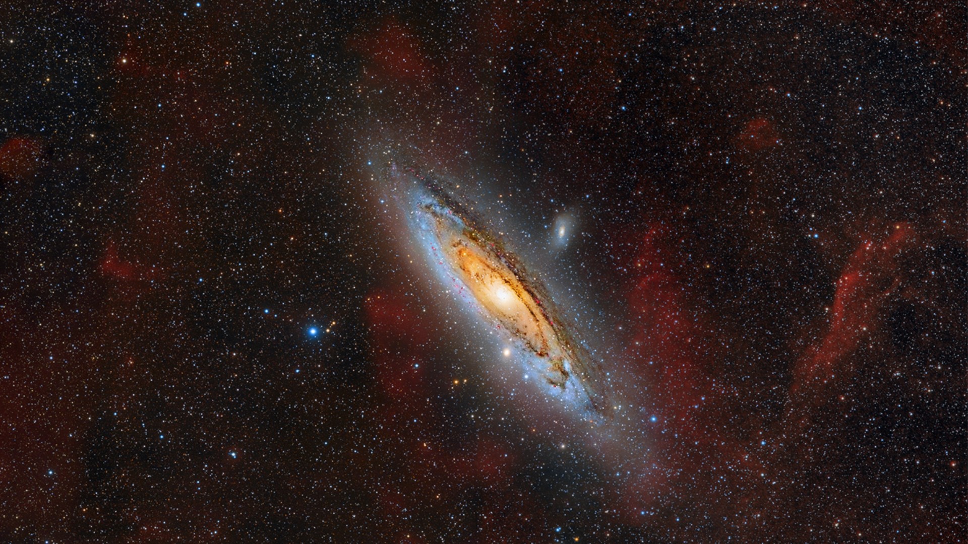 Space NASA Galaxy Messier 31 1920x1080