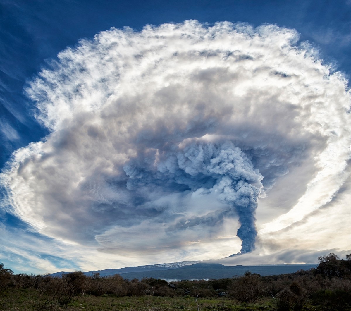 Photography Landscape Nature Eruption Volcano Smoke Sicily Mount Etna 1200x1063