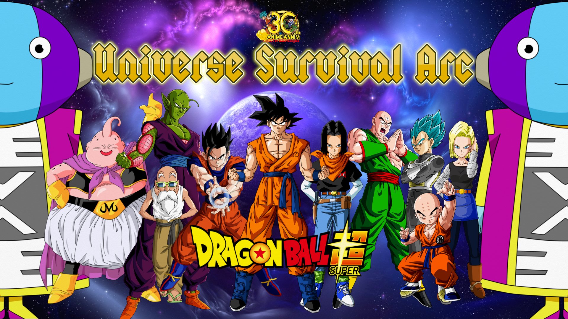 Goku Vegeta Dragon Ball SSGSS Vegeta Tien Shinhan Dragon Ball Android 18 Dragon Ball Android 17 Drag 1920x1080