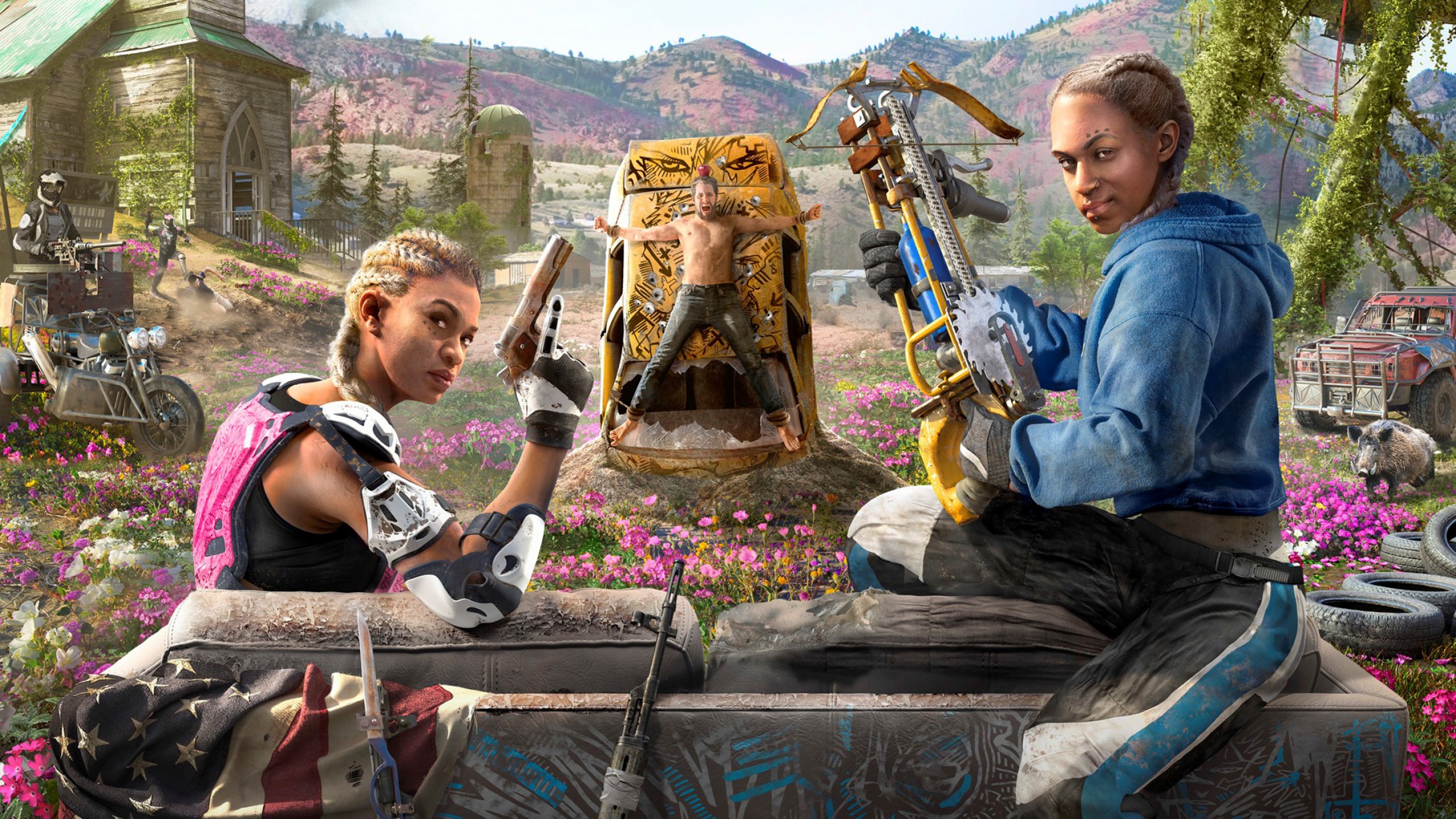 Far Cry New Dawn Video Games Ubisoft 2560x1440