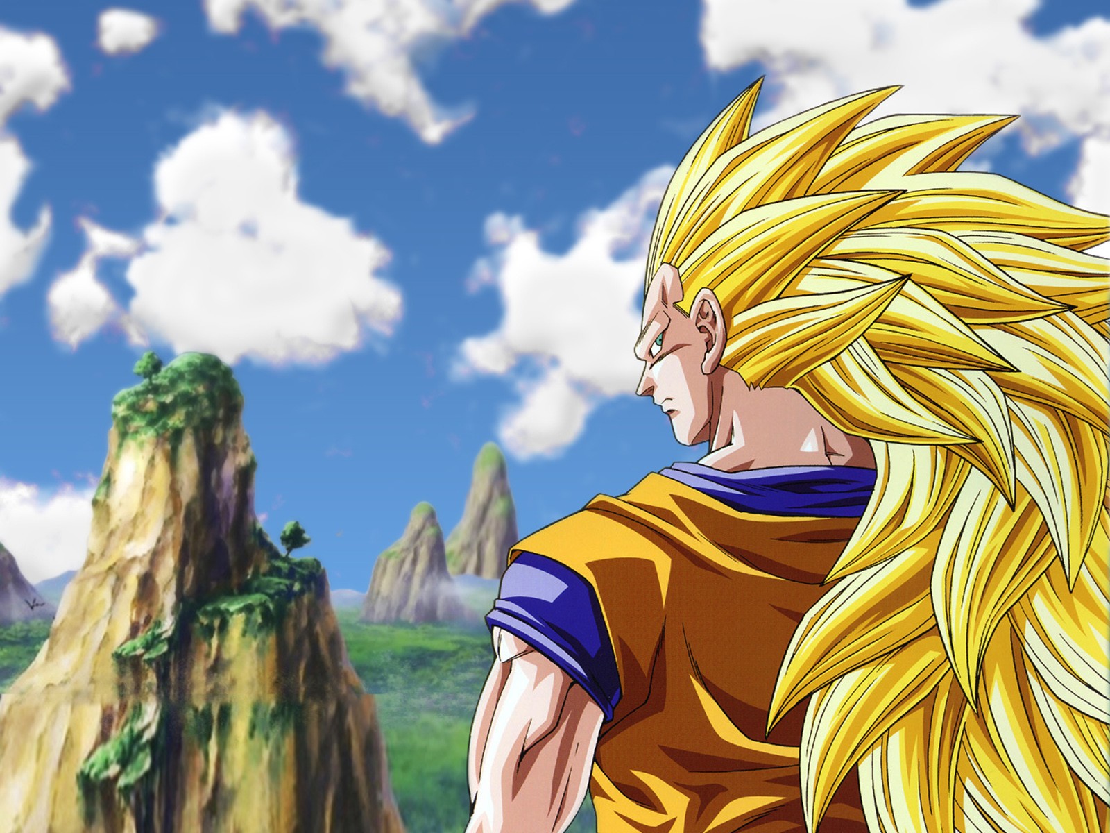 Dragon Ball Dragon Ball Z Son Goku Super Saiyan 3 Anime 1600x1200