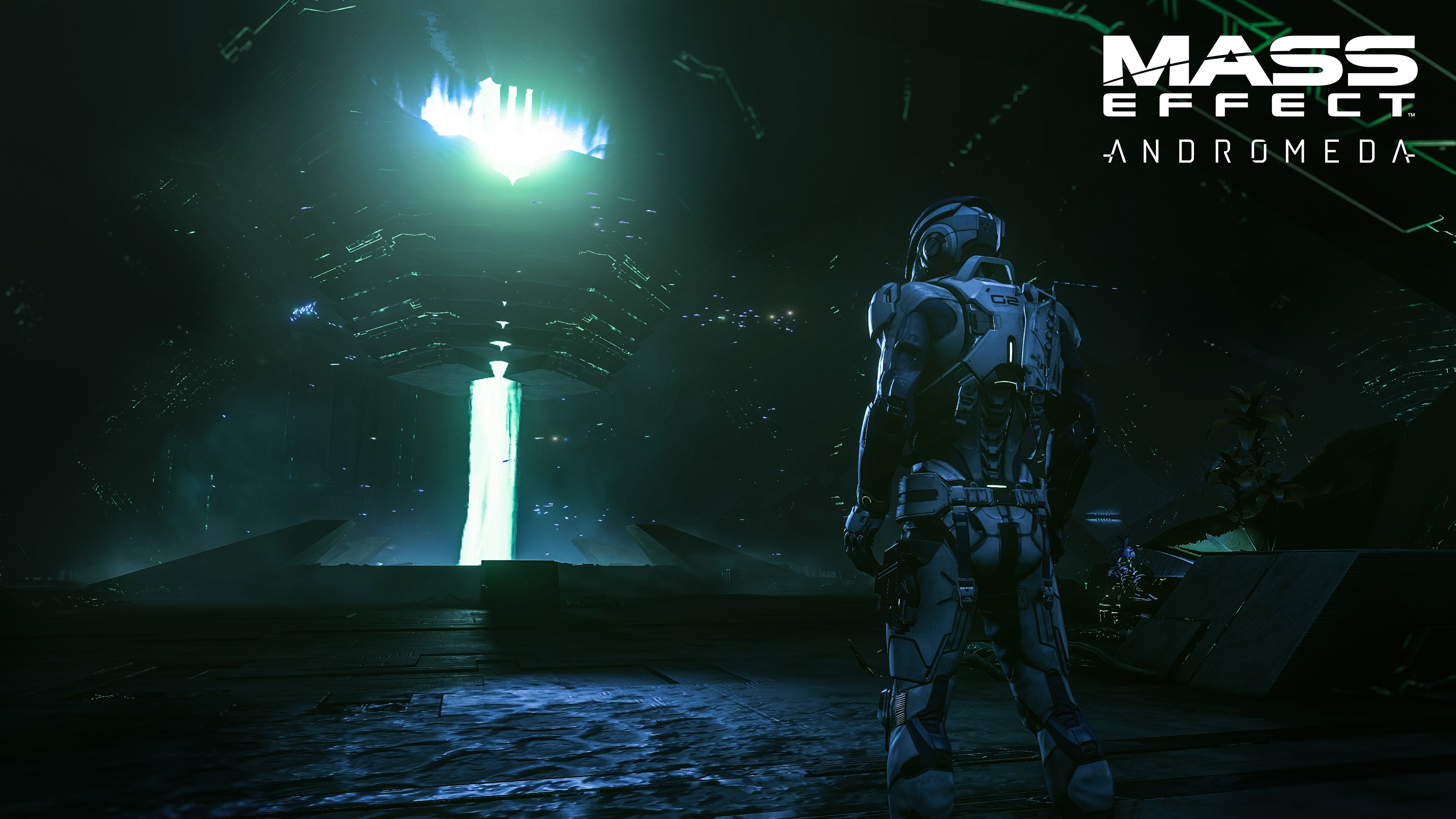 Mass Effect Andromeda Mass Effect Video Games Ryder Looking Into The Distance 3840x2160