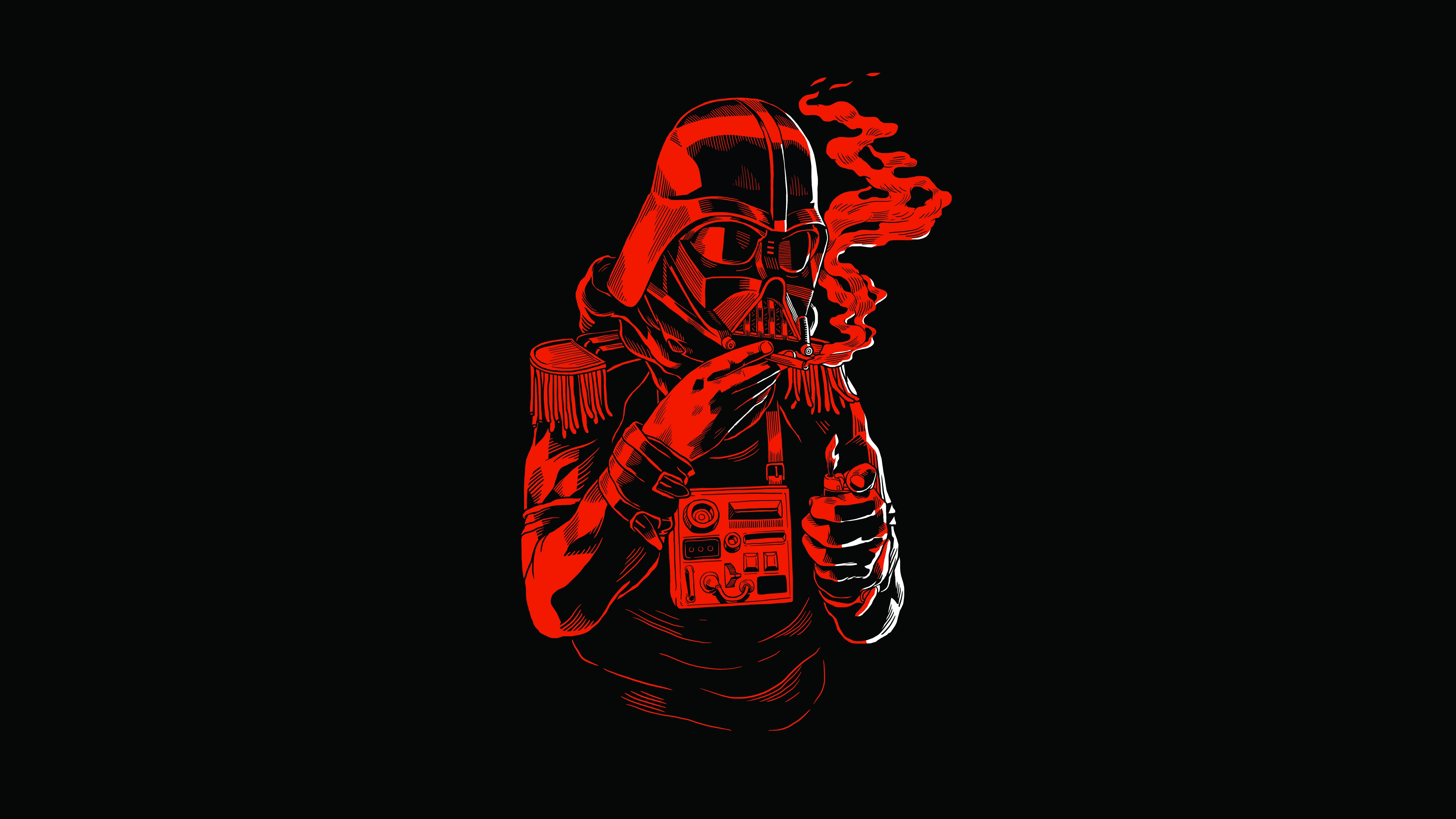 Star Wars Darth Vader Star Wars Humor Artwork Lighter Black Background Simple Background Sith Black  9900x5569