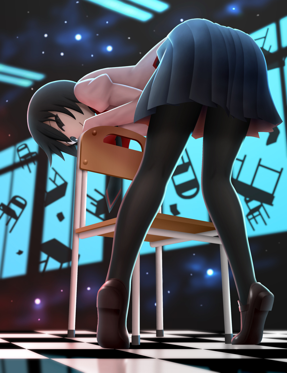 Monogatari Series Anime Girls Oshino Ougi 1000x1300