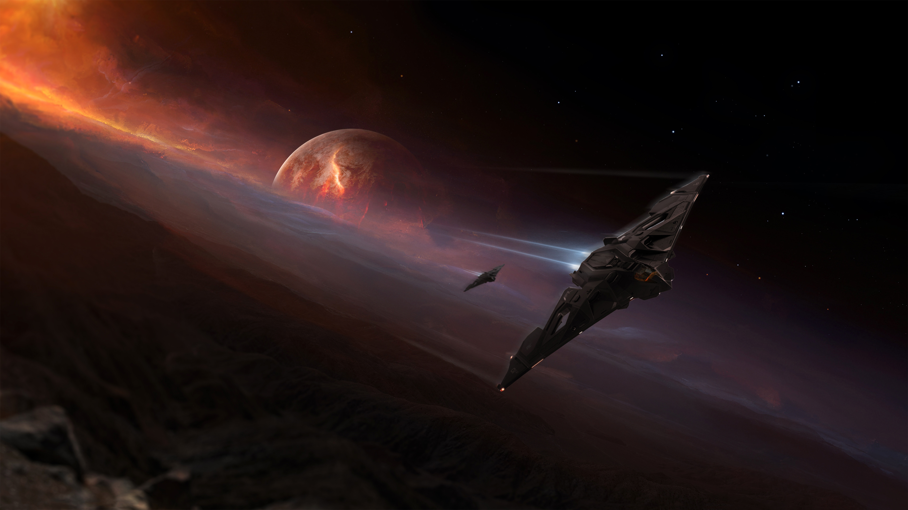 Game Art Star Citizen 4K Space Aegis Dynamics Eclipse Aegis Dynamics 3840x2160