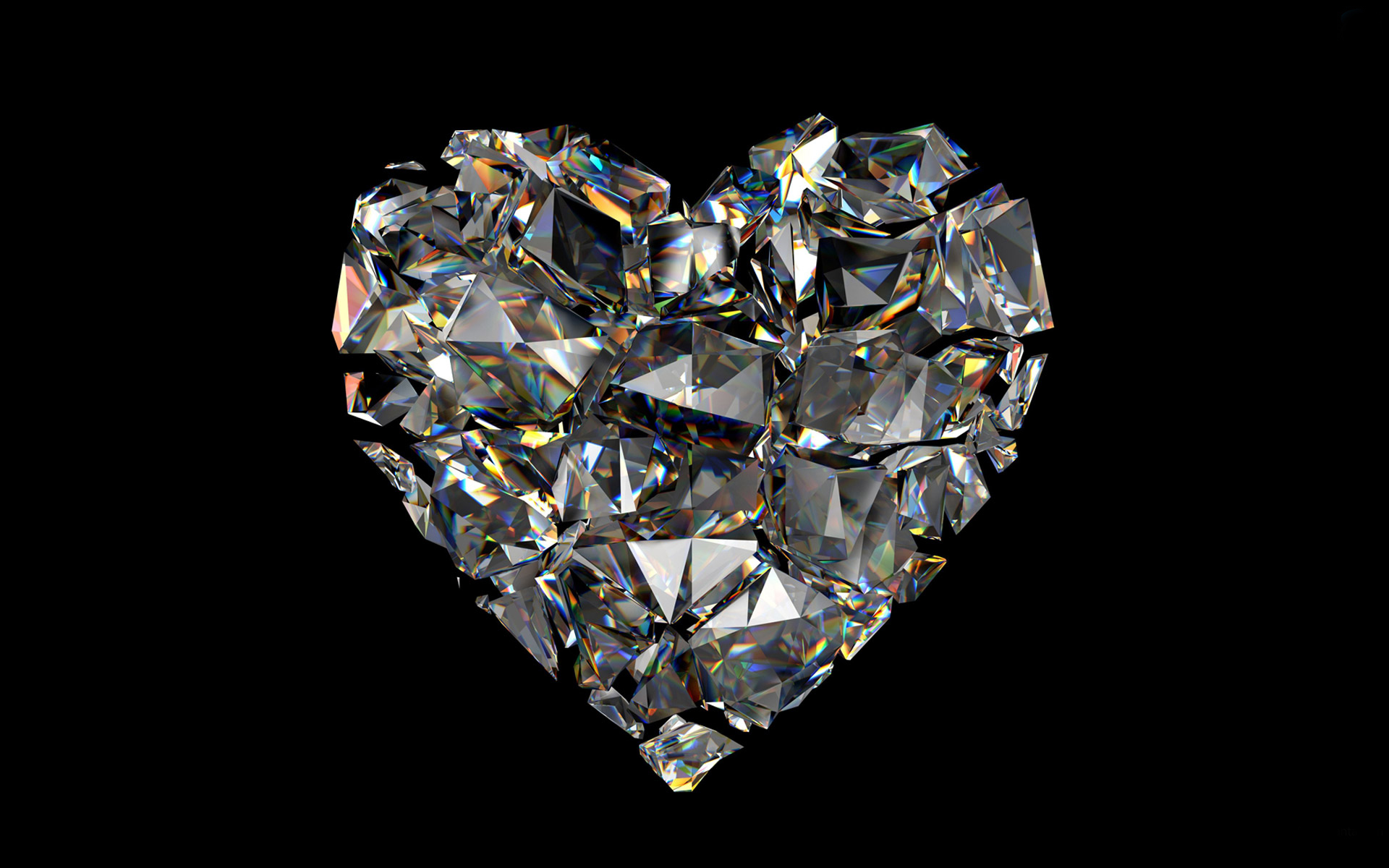 Diamond Heart Artistic 1920x1200