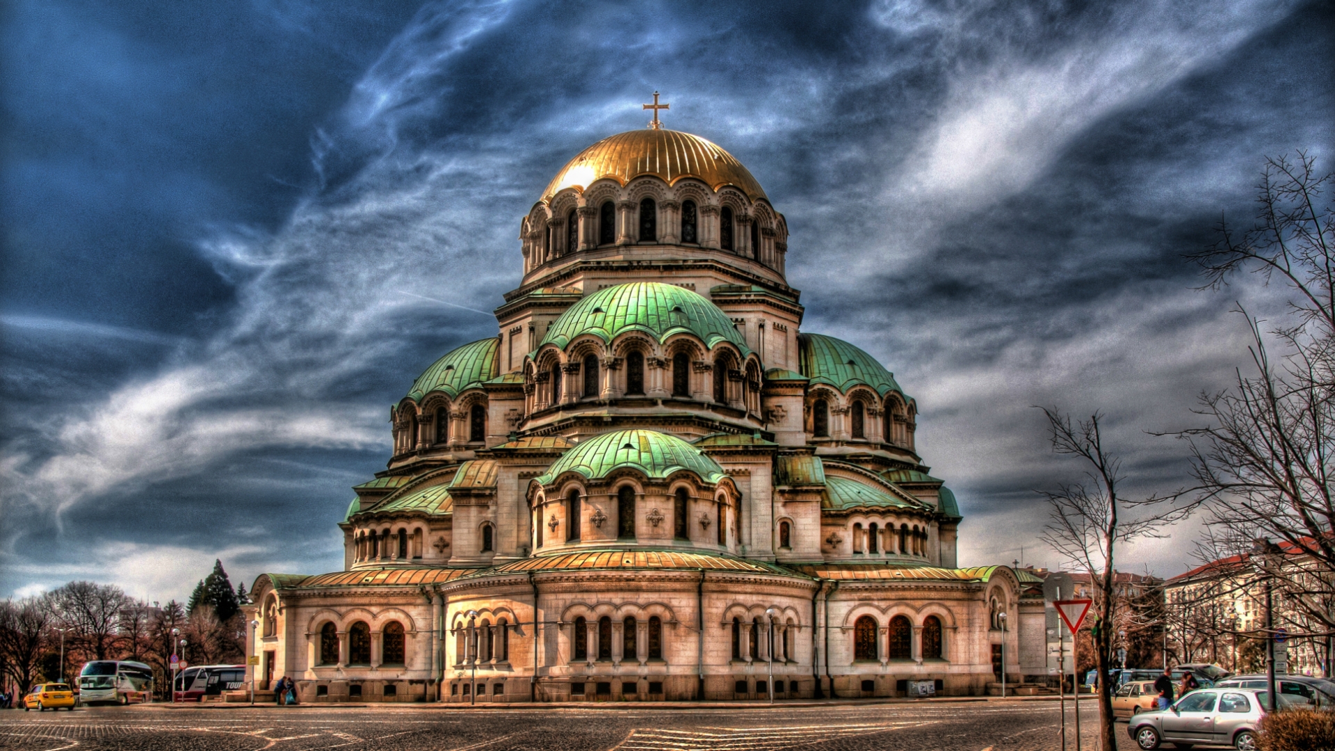 Religious Alexander Nevsky Cathedral Sofia 1920x1080