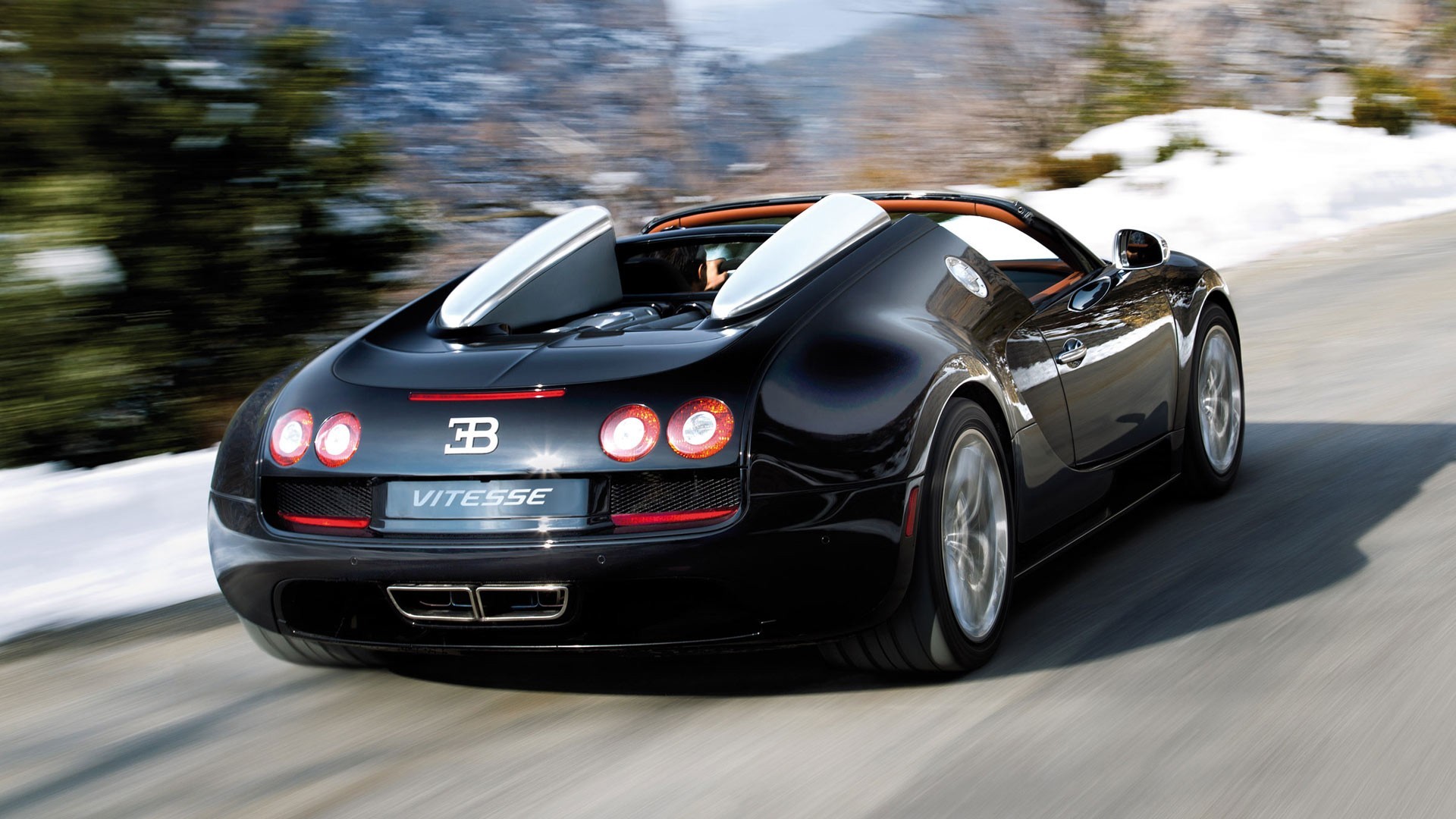 Bugatti Veyron Car Bugatti Black Cars Sports Car Cabriolet Bugatti Veyron Grand Sport Vitesse 1920x1080