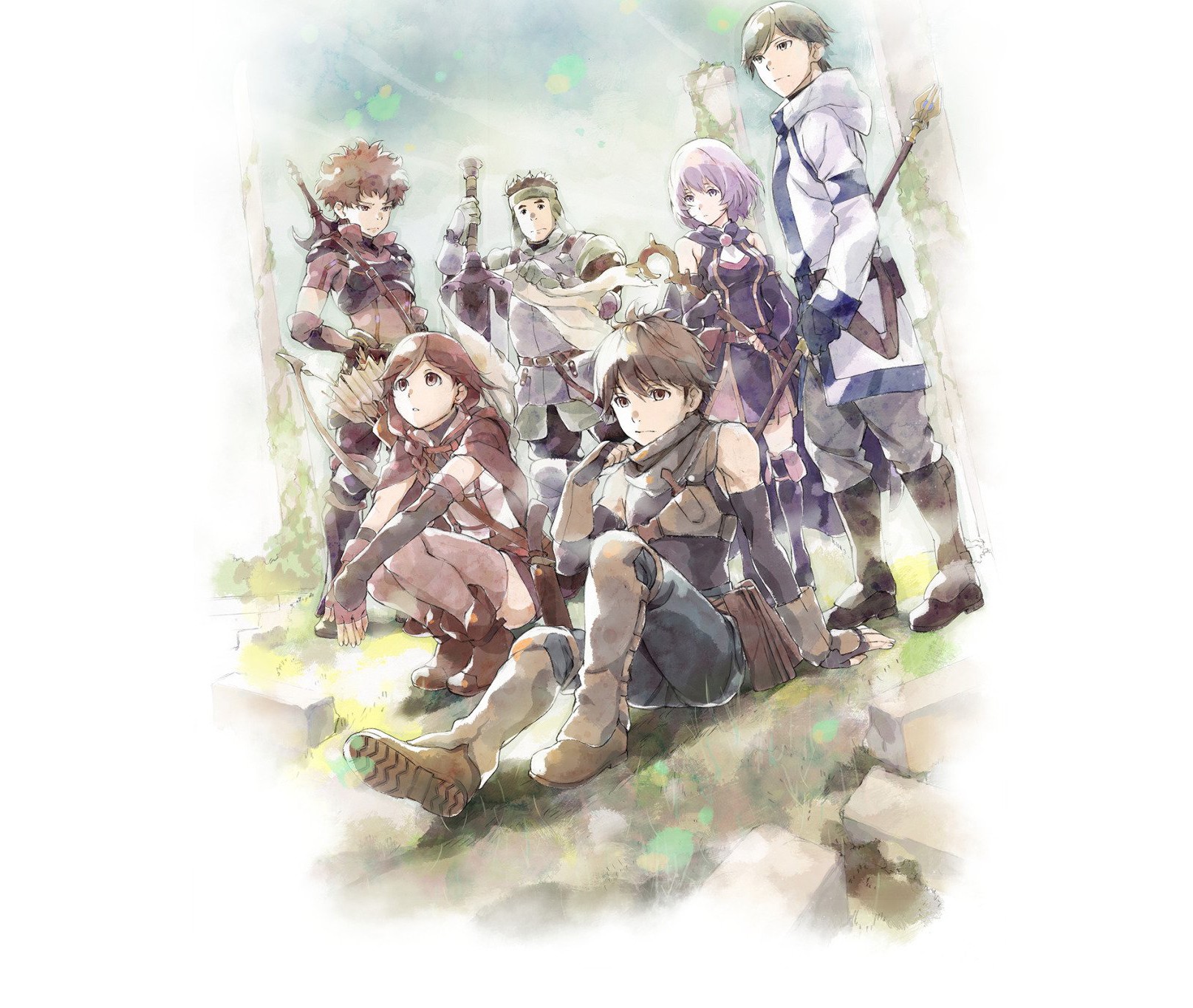 Hai To Gensou No Grimgar Shihoru Hai To Gensou No Grimgar Haruhiro Hai To Gensou No Grimgar Yume Cha 1615x1365