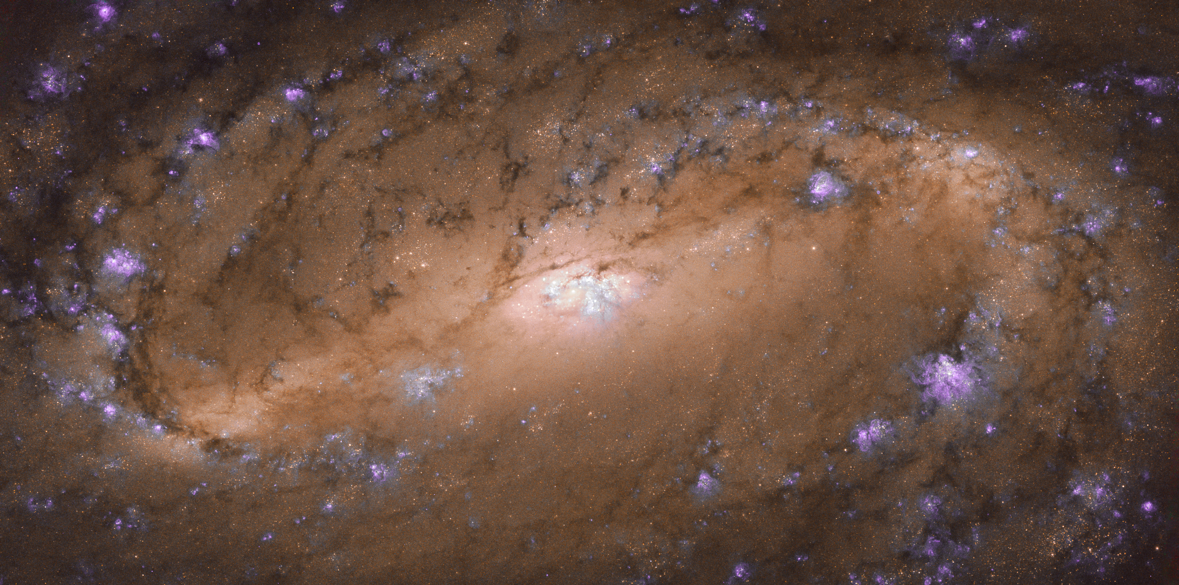 Space NASA Universe Galaxy Hubble Stars 3945x1957