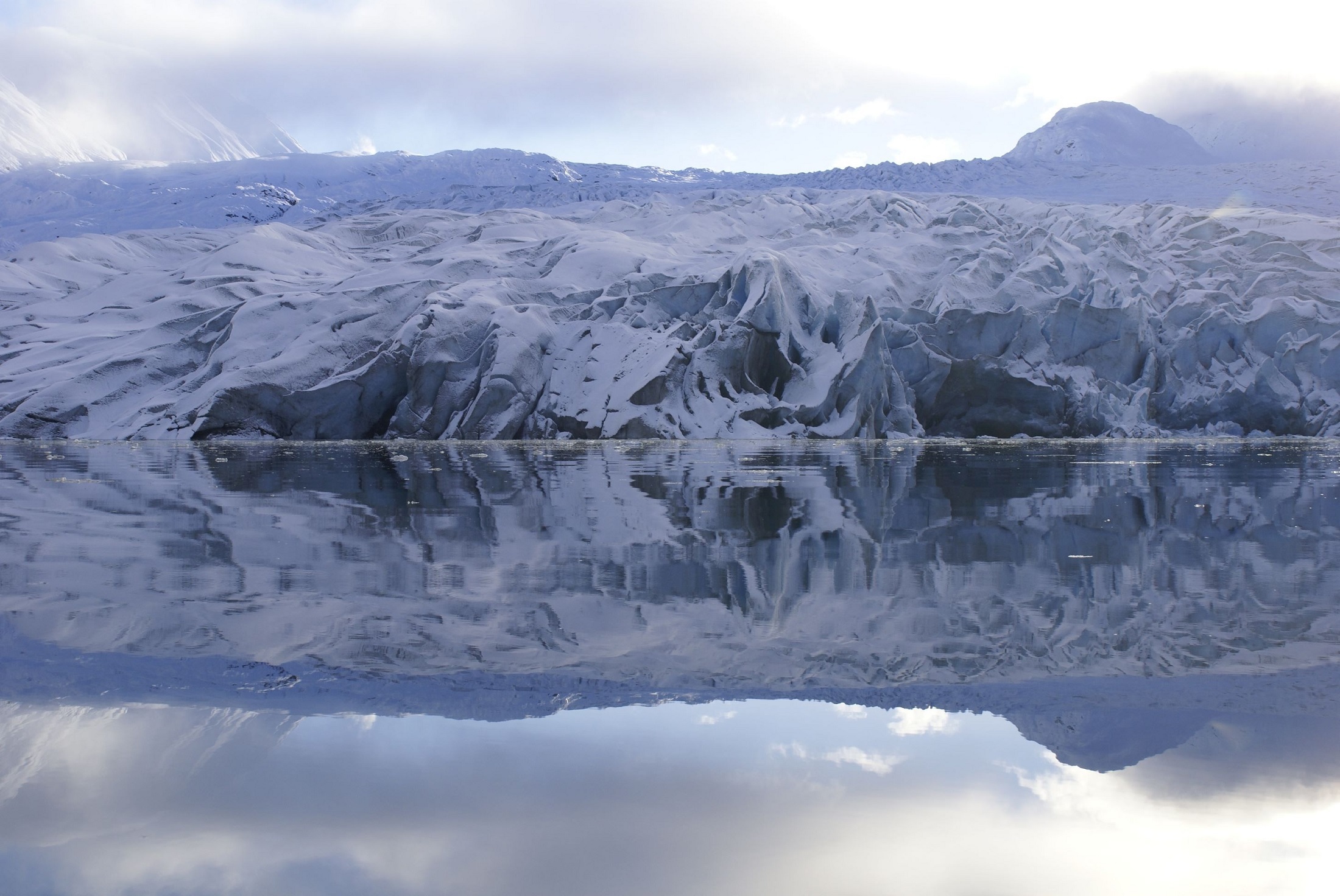 Glacier National Park Reflection Earth Nature Snow Water Wilderness Alaska 2200x1472