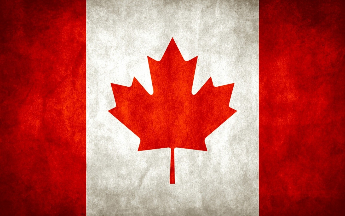 Canada Flag Grunge Canadian Flag Red 1440x900