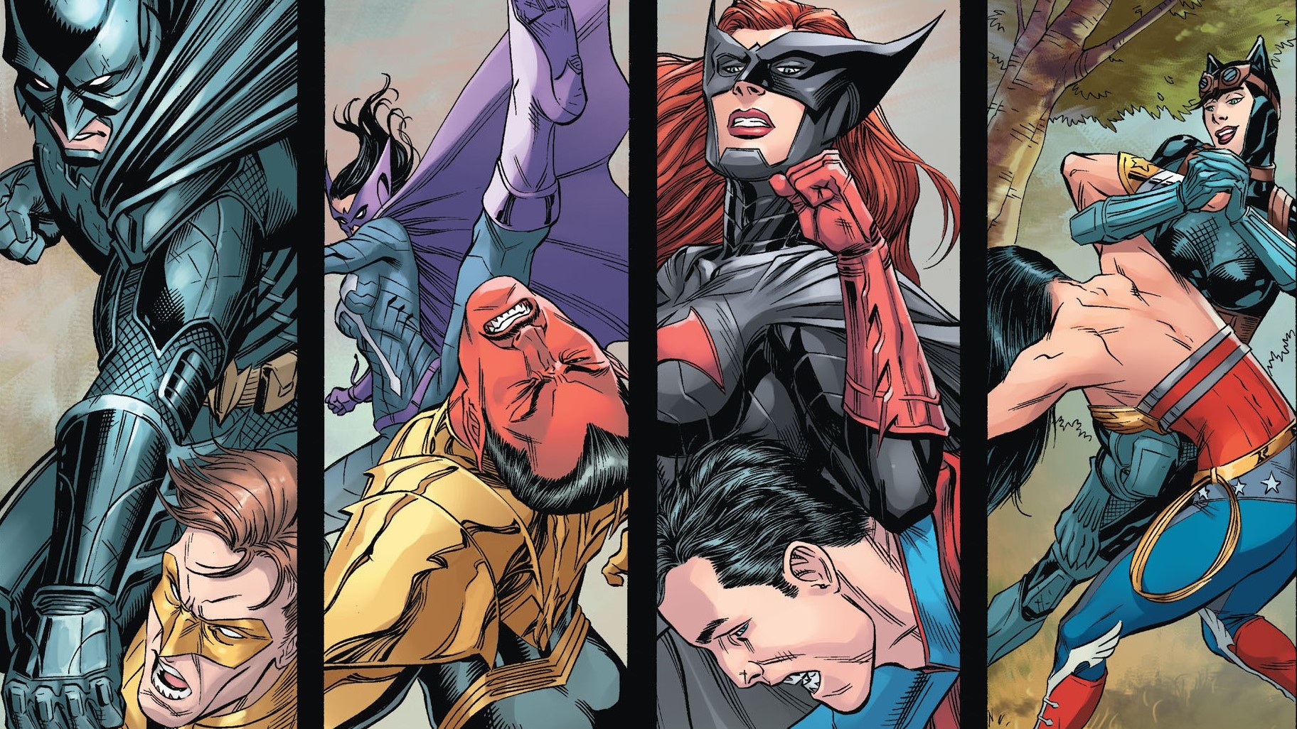 Injustice 2 DC Comics DC Universe Sinestro Catwoman Batman Huntress Green Lantern Batwoman Superman  1824x1026