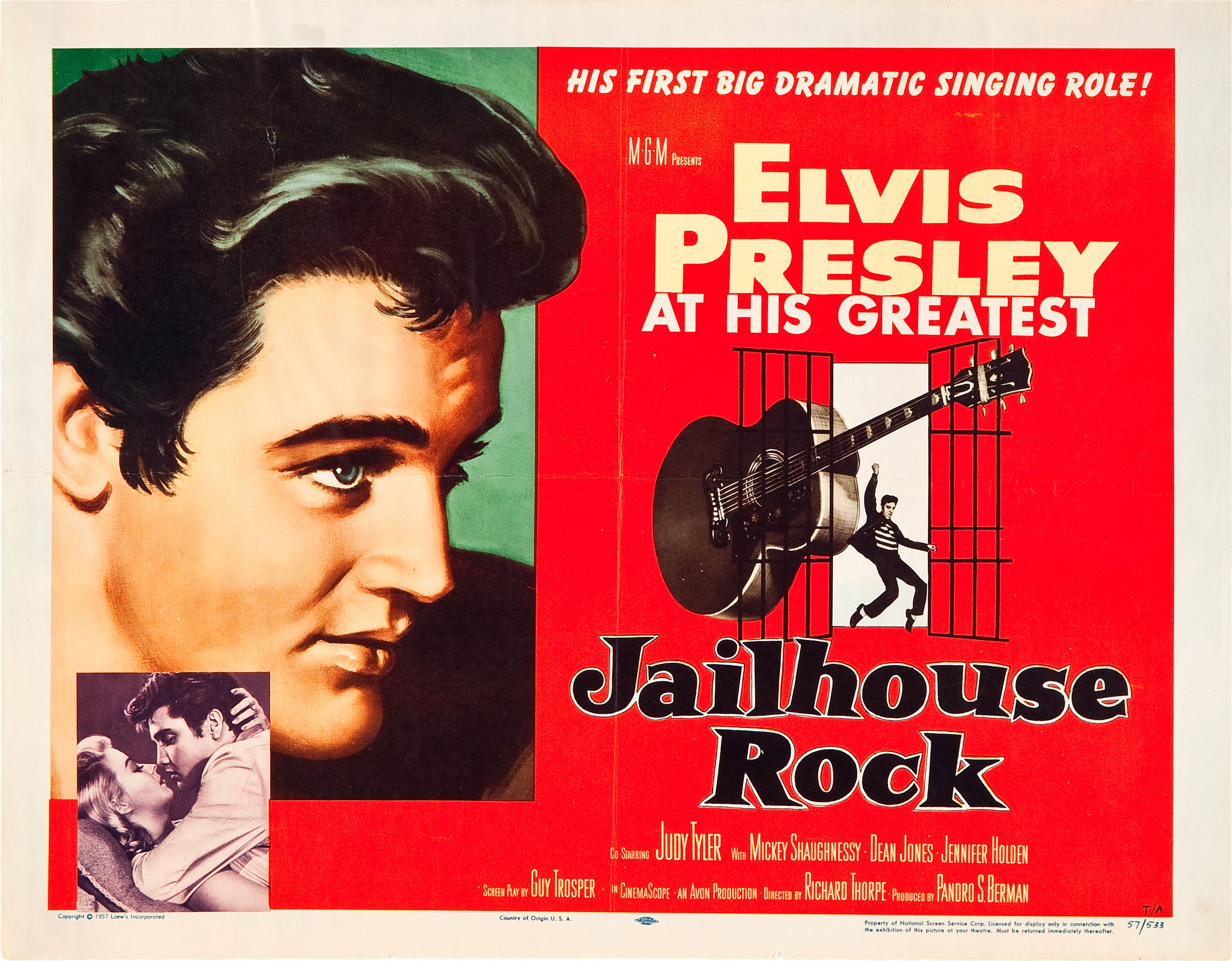 Elvis Presley Jailhouse Rock 3000x2341