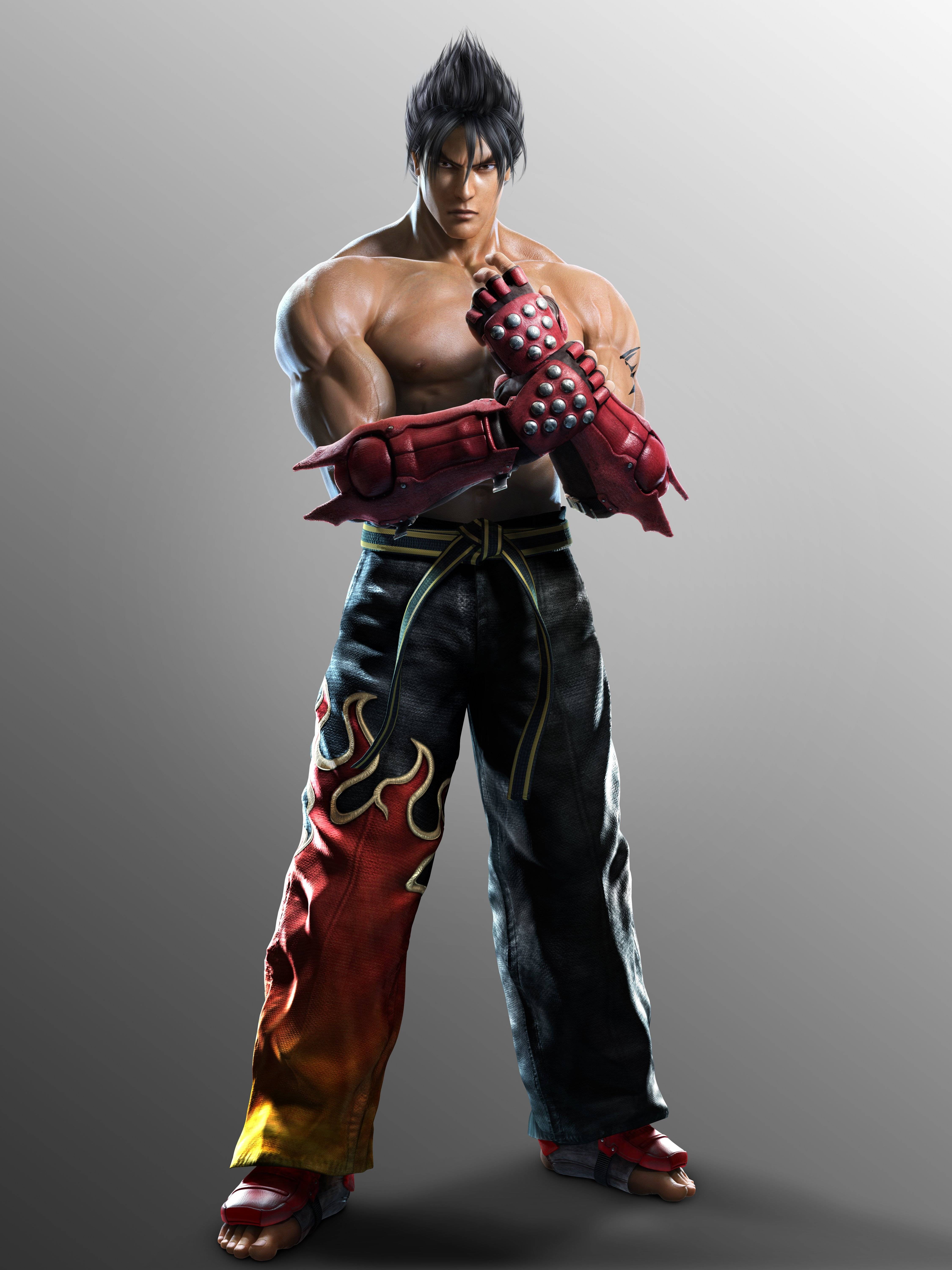 Jin Tekken Video Games Warrior Render Simple Background 4500x6000