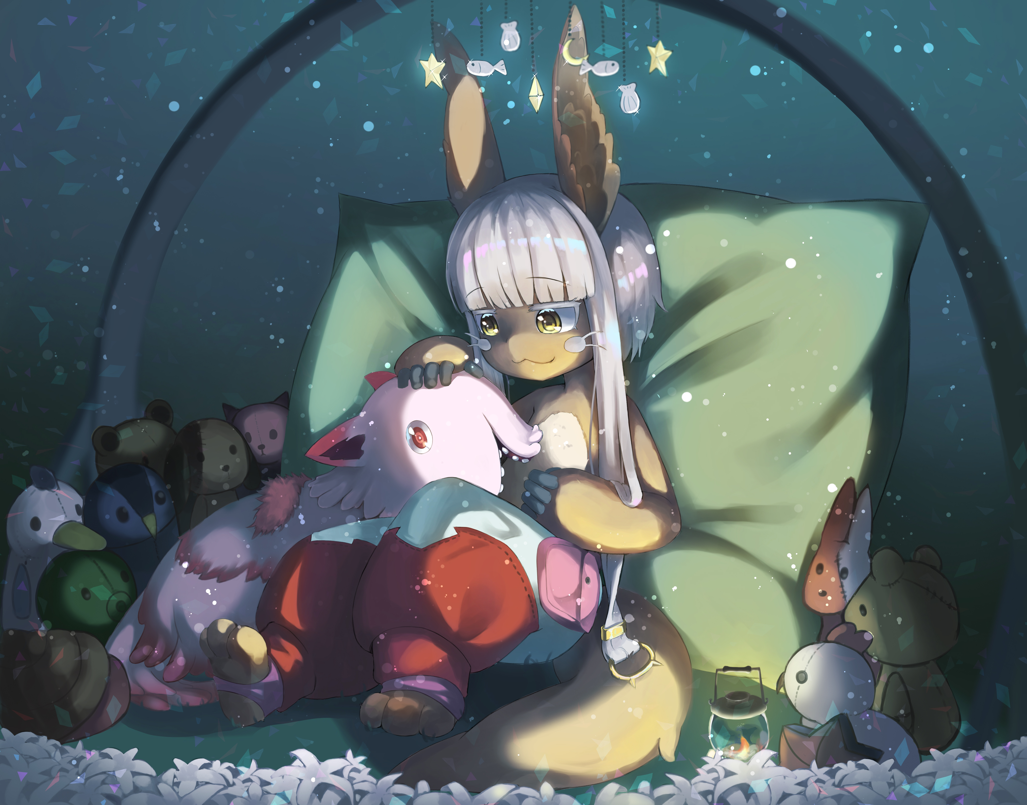 Made In Abyss Nanachi Made In Abyss Mitty Made In Abyss Bunny Ears Anime Kemono 4048x3174