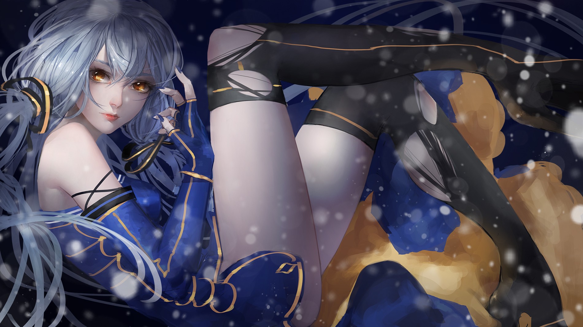 Anime Anime Girls Vocaloid Vocaloid China Xingchen Long Hair Legs 1901x1068