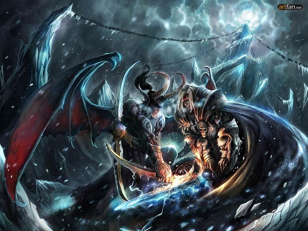 Warcraft Illidan Lich King World Of Warcraft Video Games 1024x768