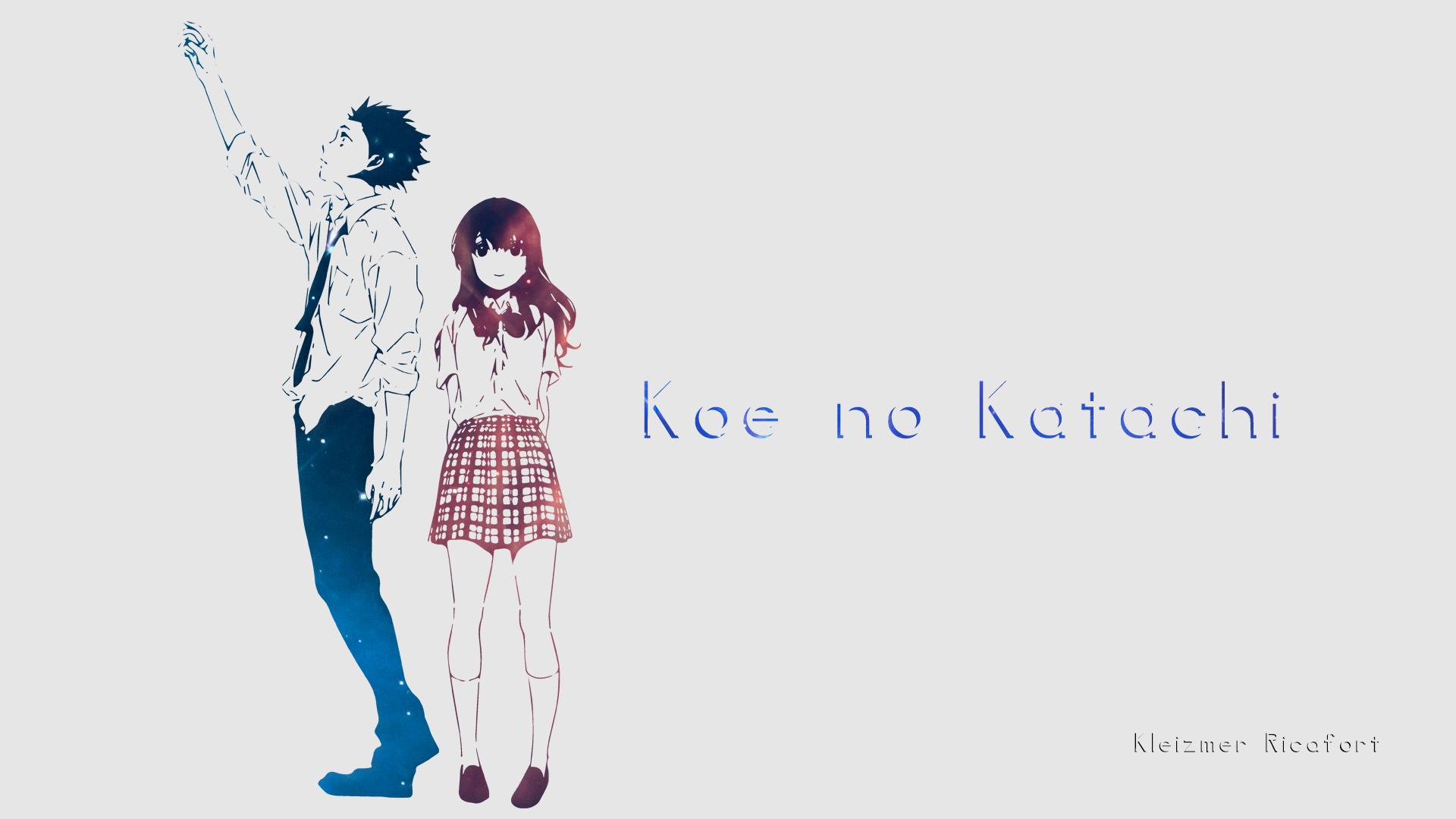 Koe No Katachi Nishimiya Sh Ko Ishida Sh Ya Anime Girls Anime Boys Anime 1920x1080