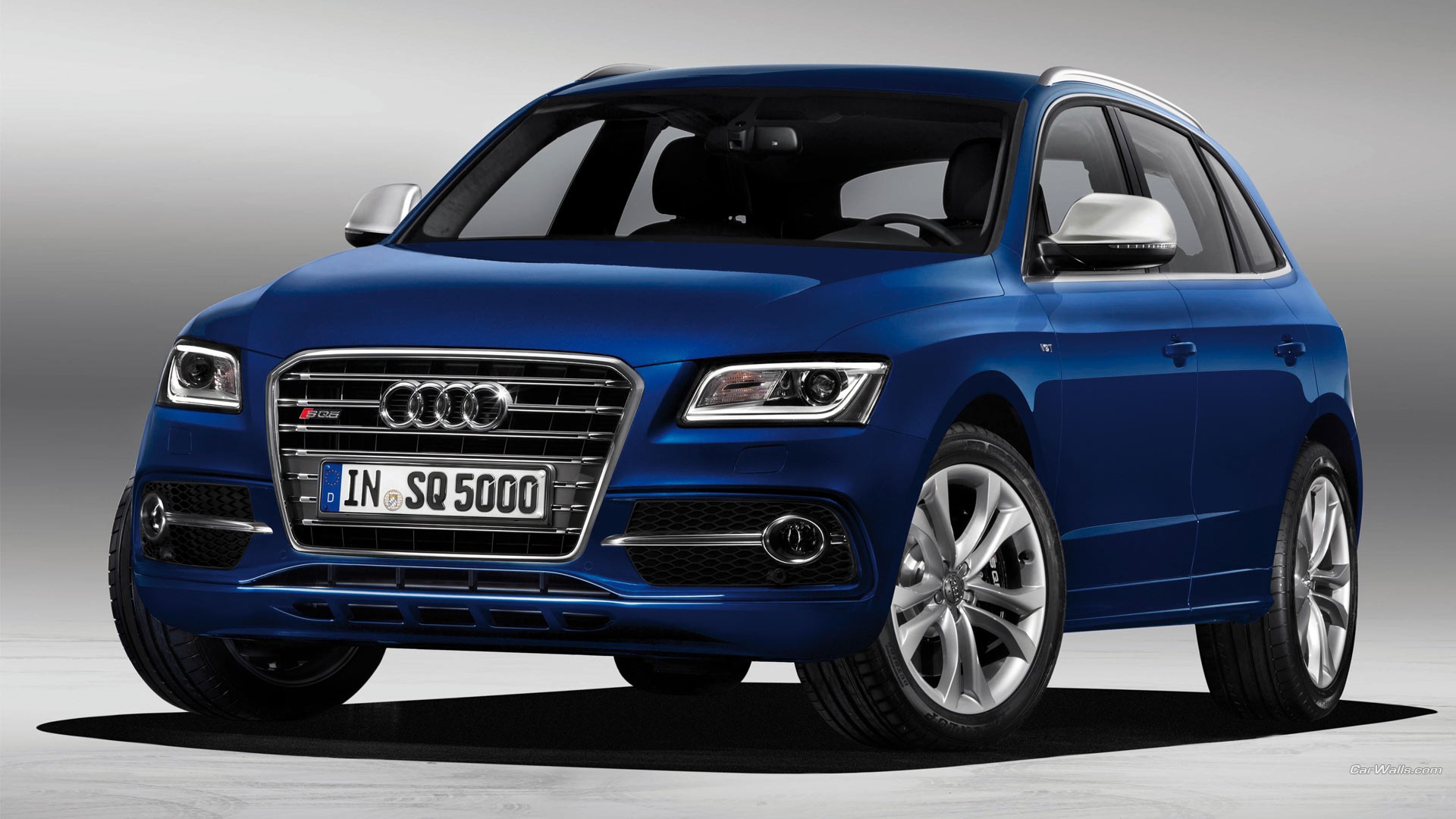 Audi SQ5 Blue Cars Car Vehicle 1920x1080