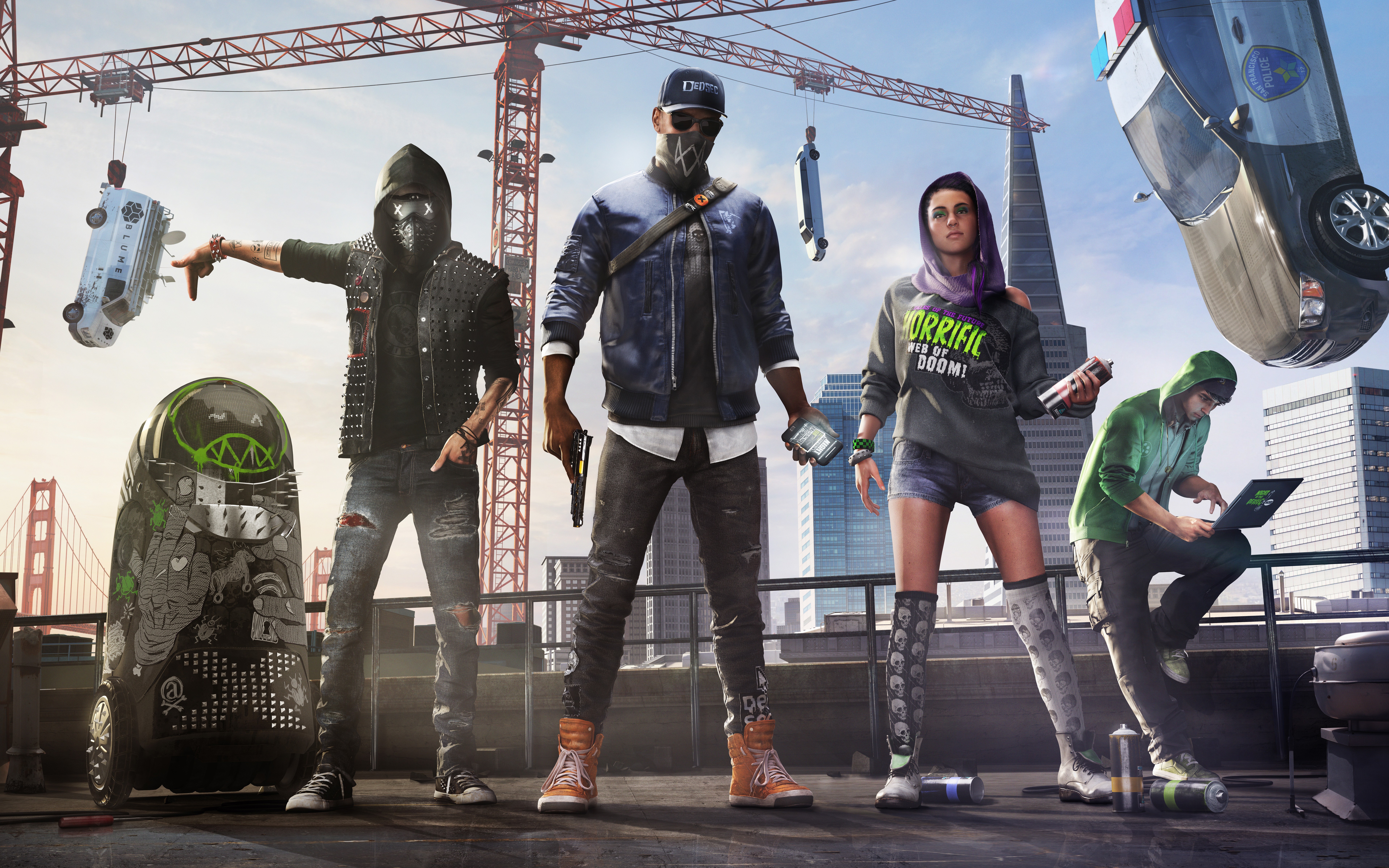 Upcoming Games Watch Dogs 2 Hackers Hacking 7680x4800
