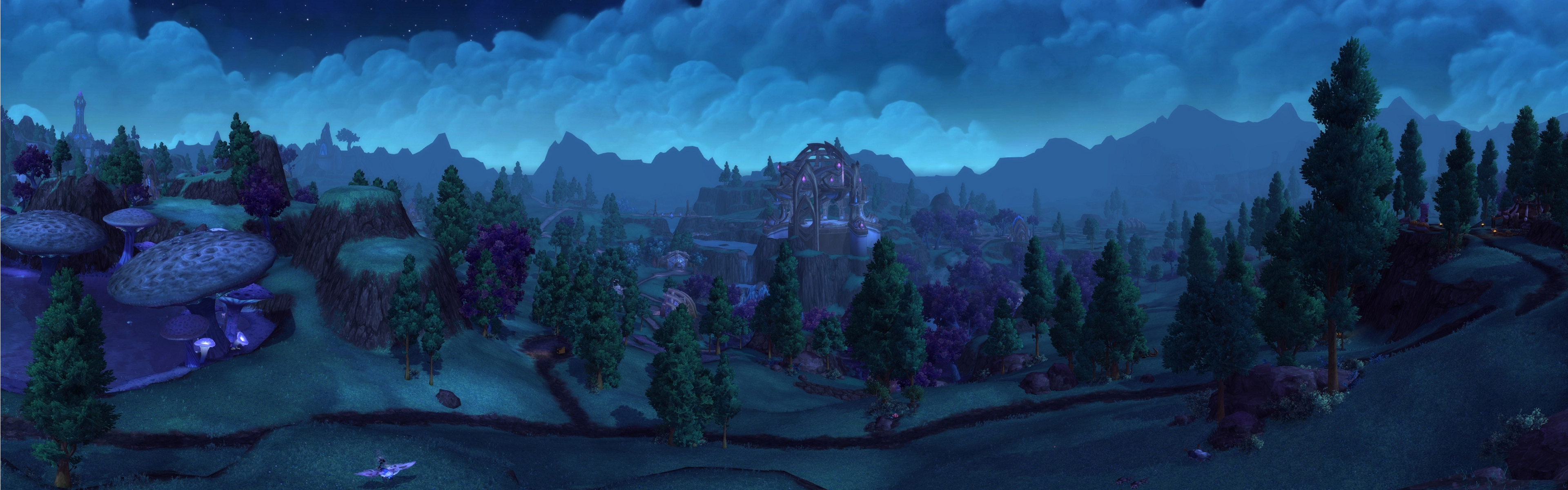World Of Warcraft Shadowmoon Valley Warlords Of Draenor 3840x1200