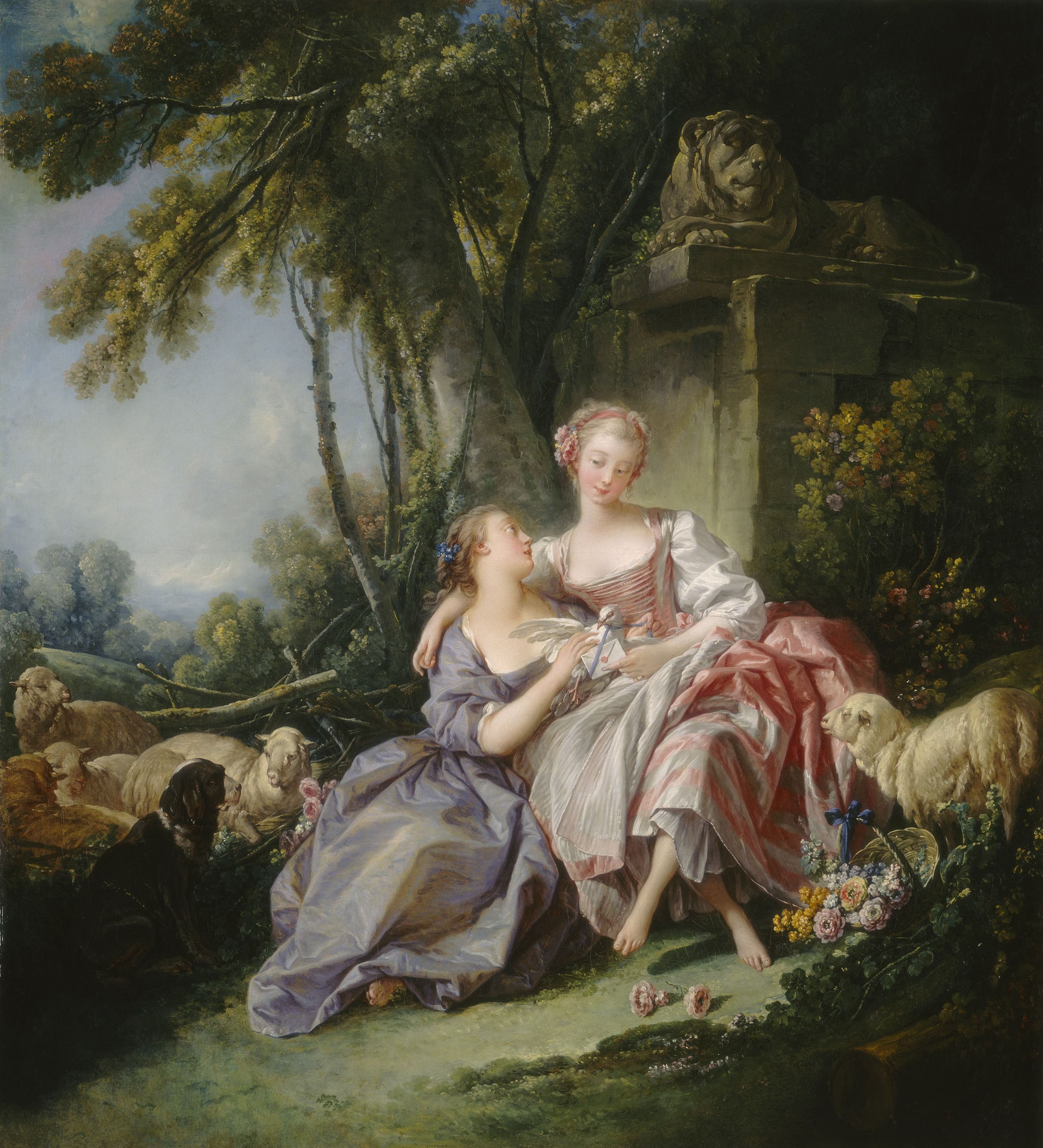 Painting Baroque Fragonard 2726x3000