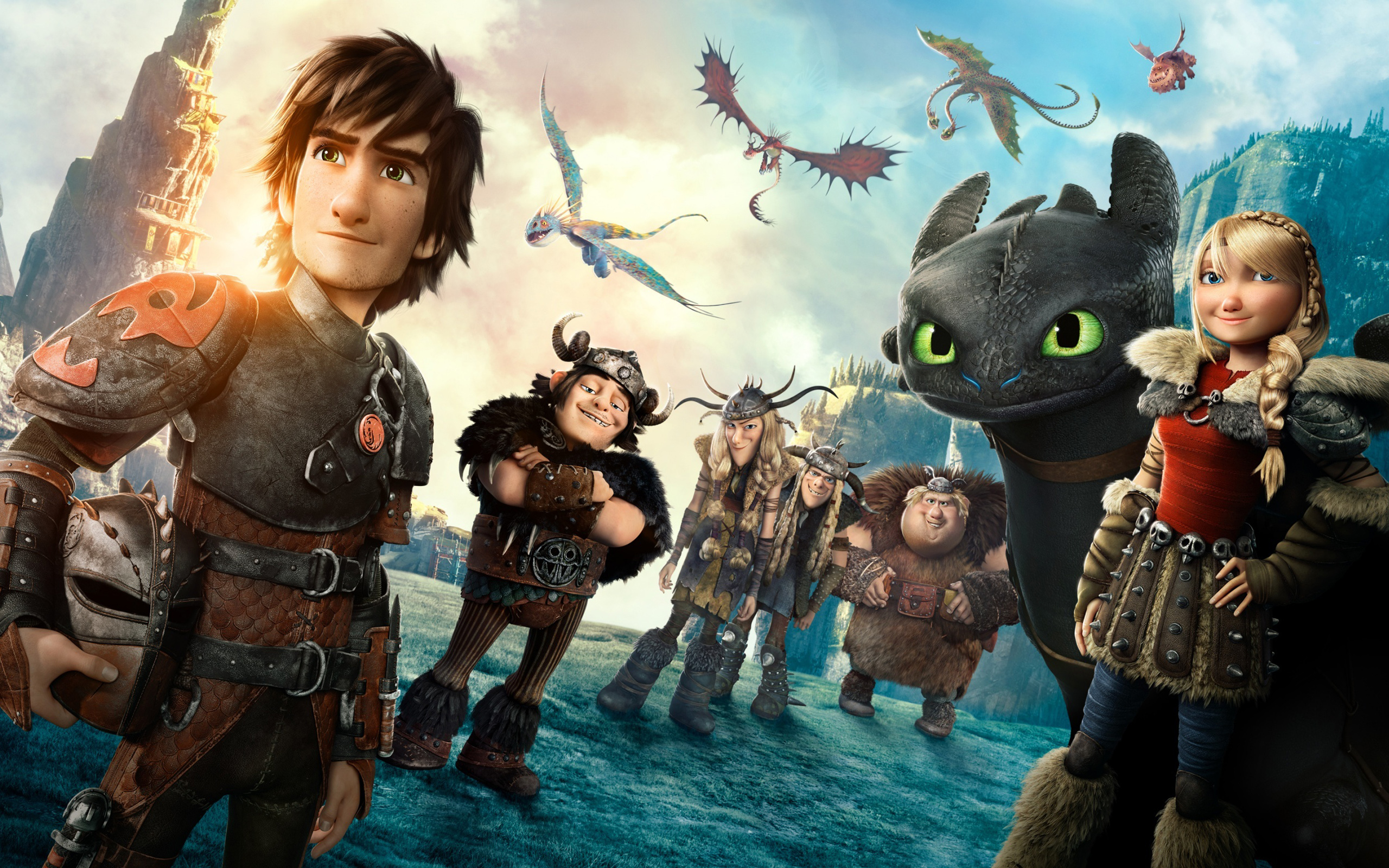 Snotlout How To Train Your Dragon How To Train Your Dragon 2 Hiccup How To Train Your Dragon Toothle 2560x1600