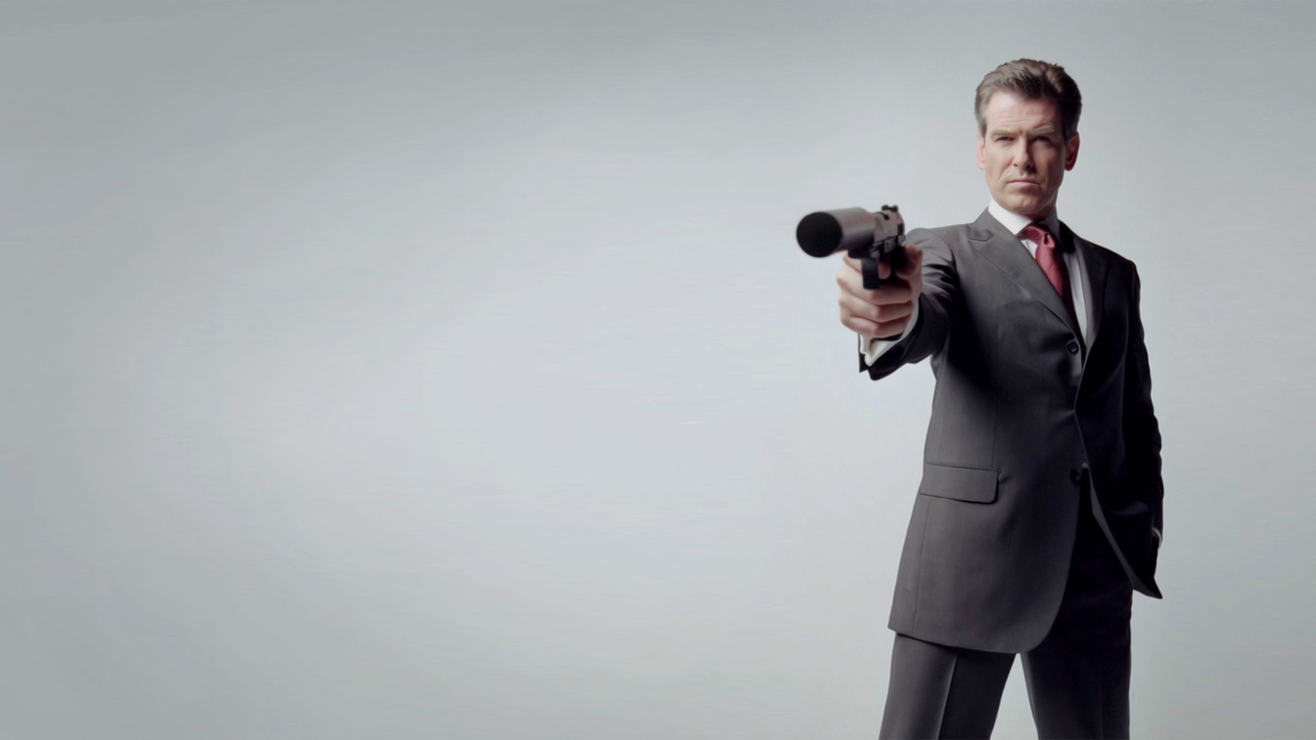 Pierce Brosnan Movies Walther P99 Suppressors 1920x1080