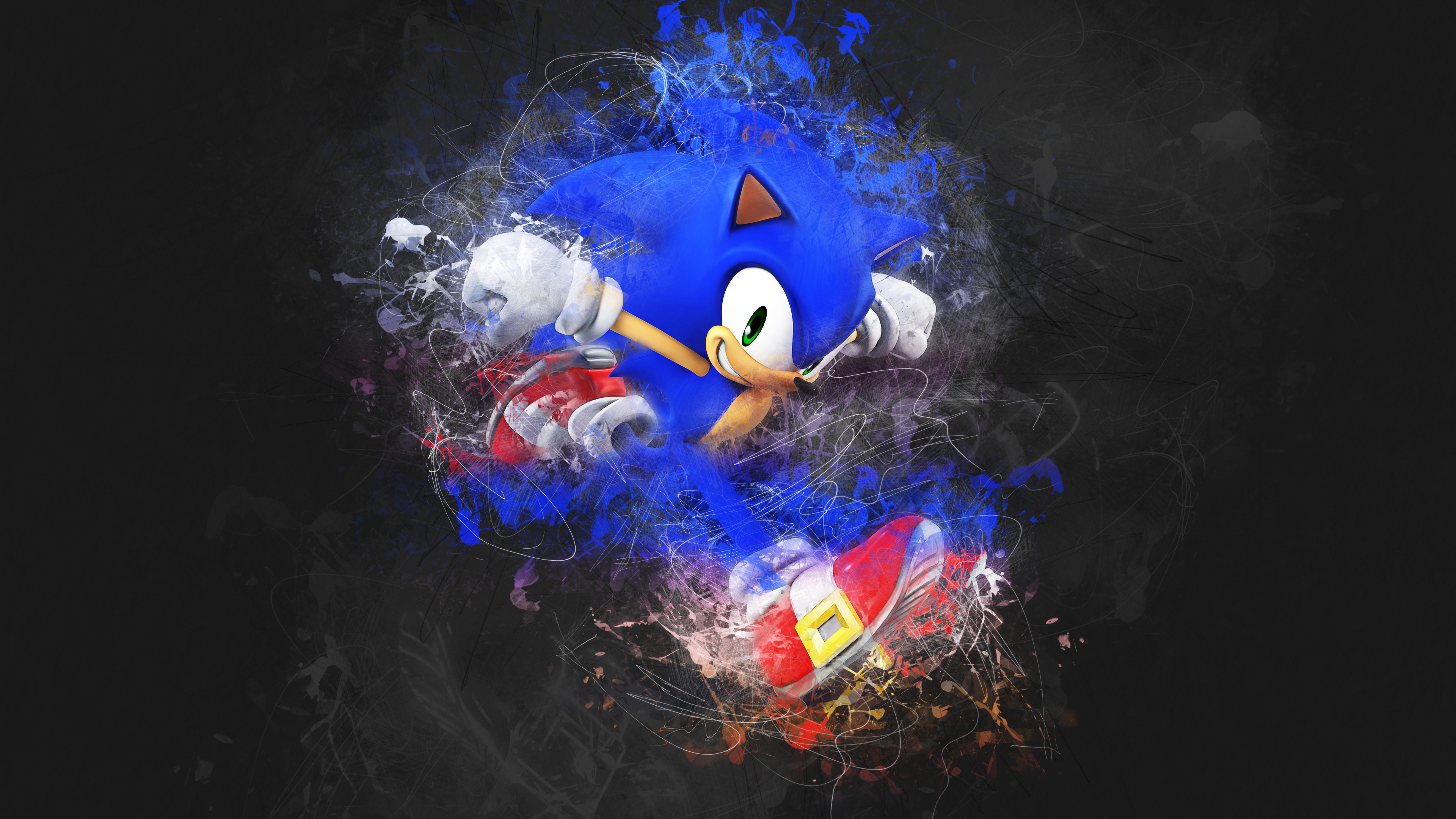 Hero Artwork Sonic Sonic The Hedgehog Super Smash Brothers 3840x2160