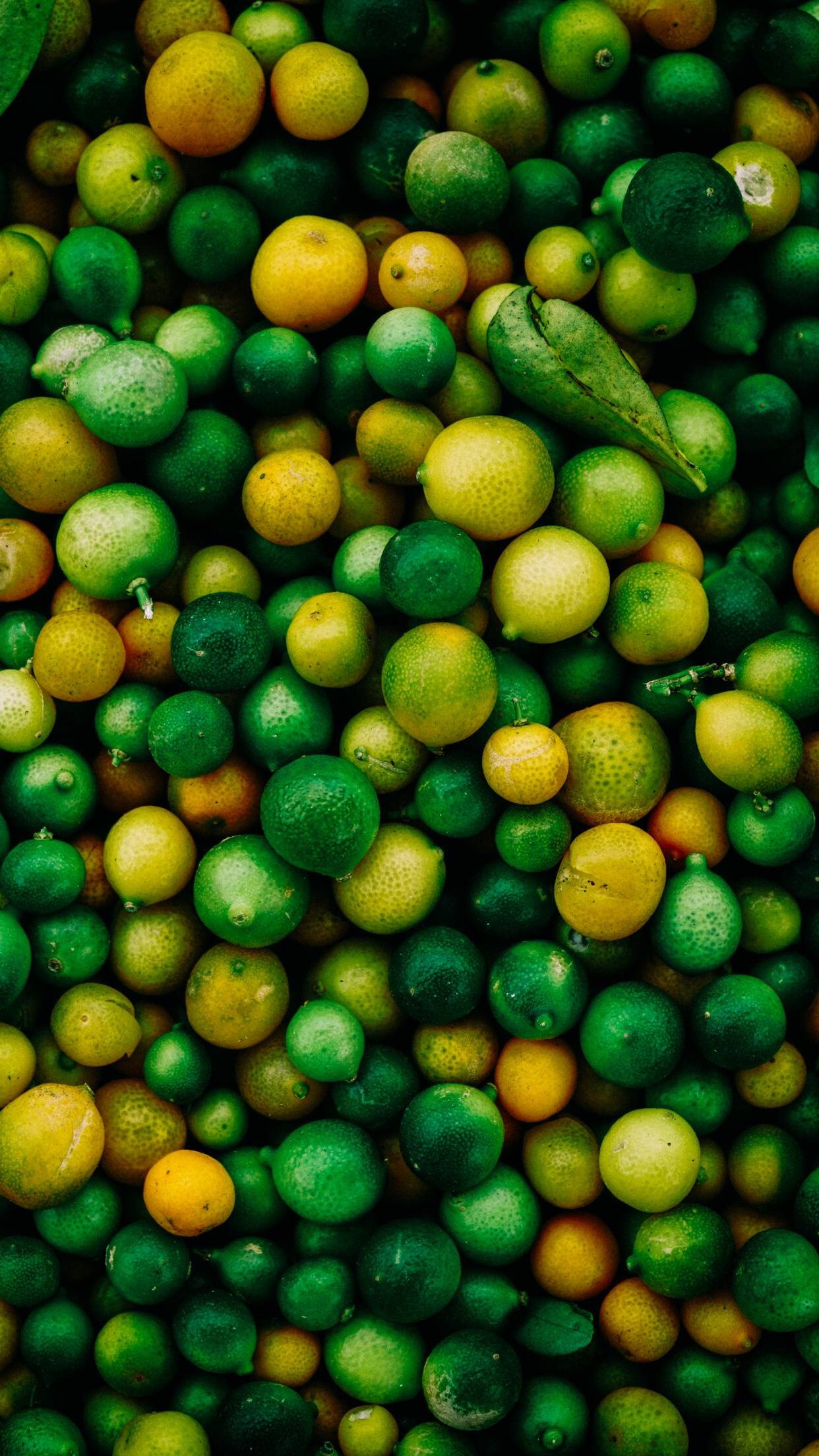 Vertical Green Fruit Limes 1242x2208