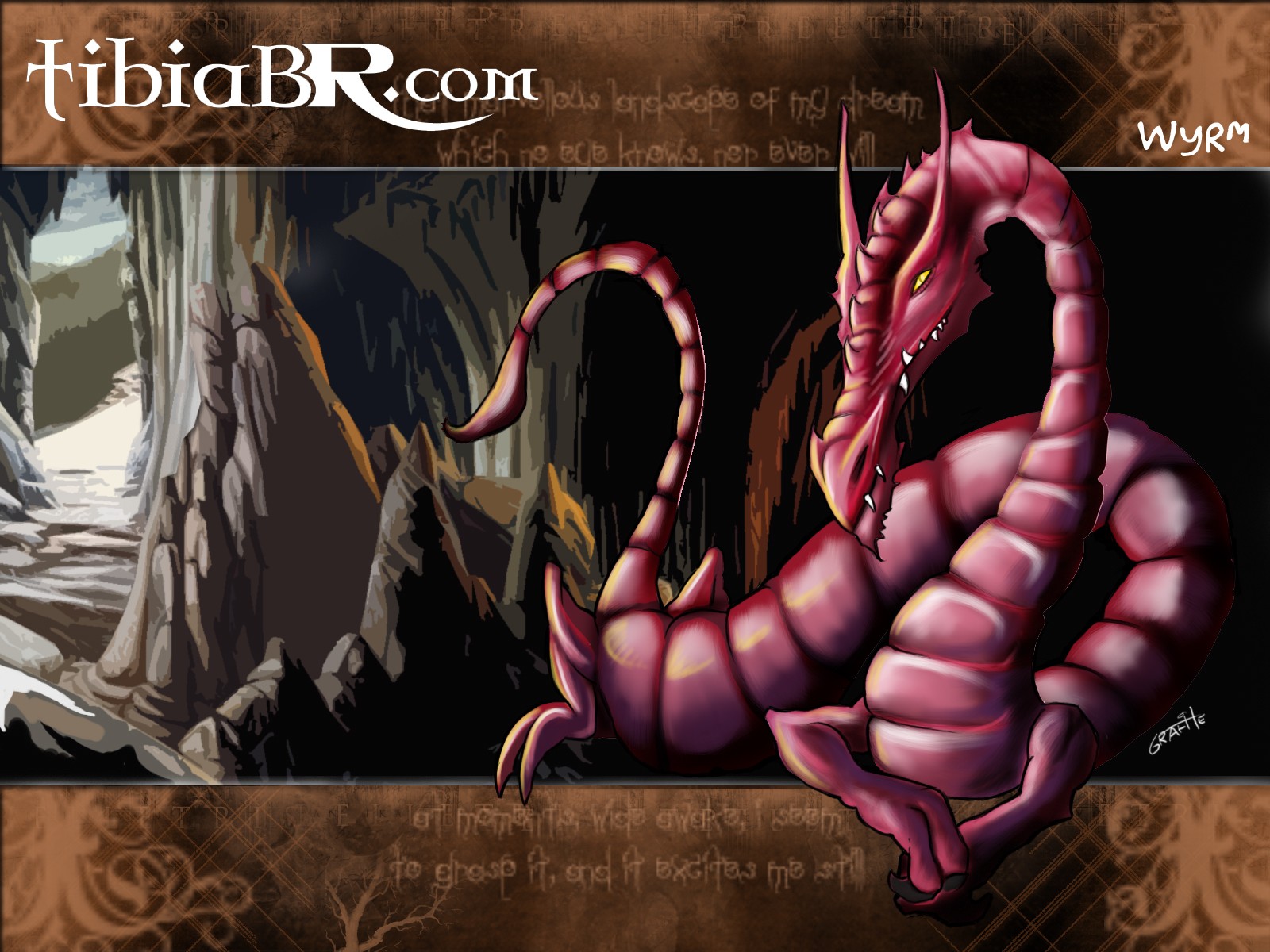 Tibia PC Gaming RPG Dragon 1600x1200